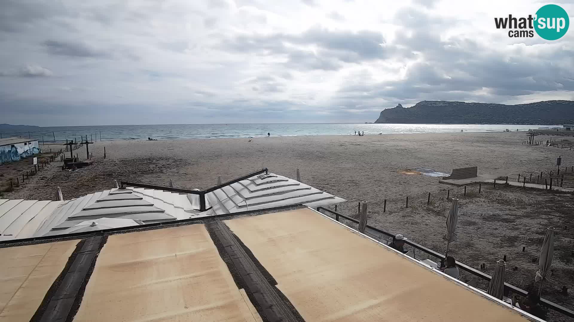 Poetto beach webcam | Cagliari | Sardinija