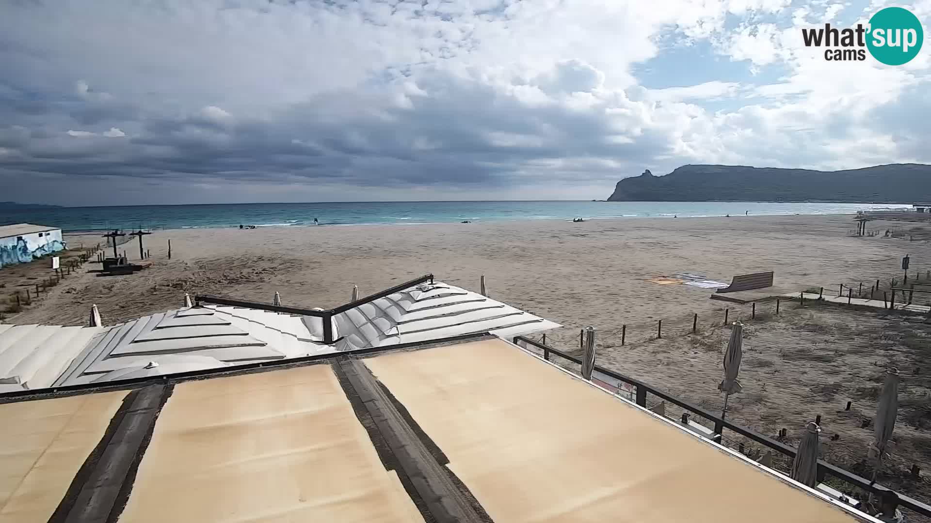 Poetto beach webcam | Cagliari | Sardinija