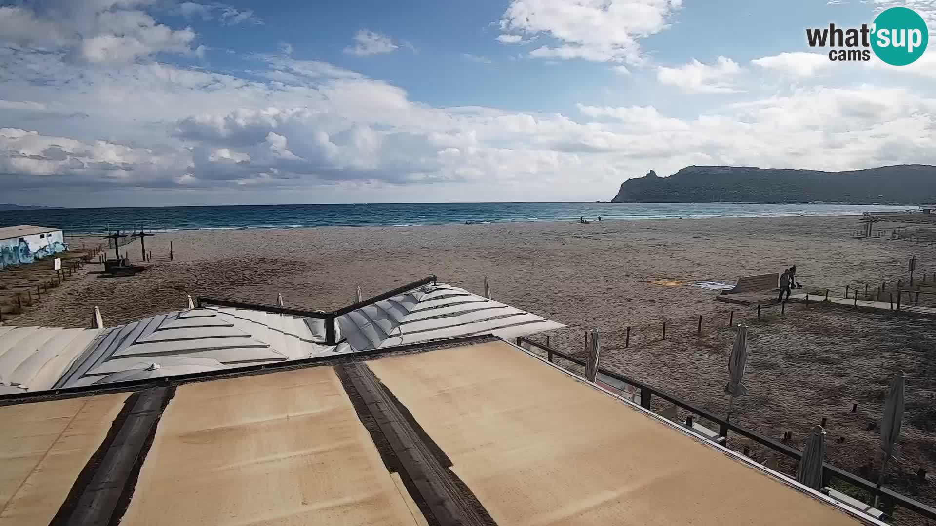 Poetto beach webcam | Cagliari | Sardinija