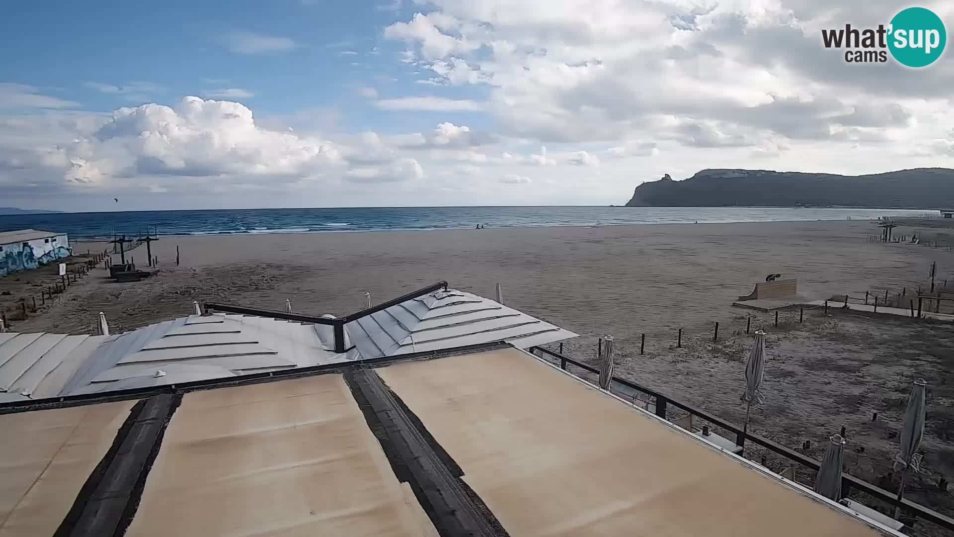 Poetto beach webcam | Cagliari | Sardinija