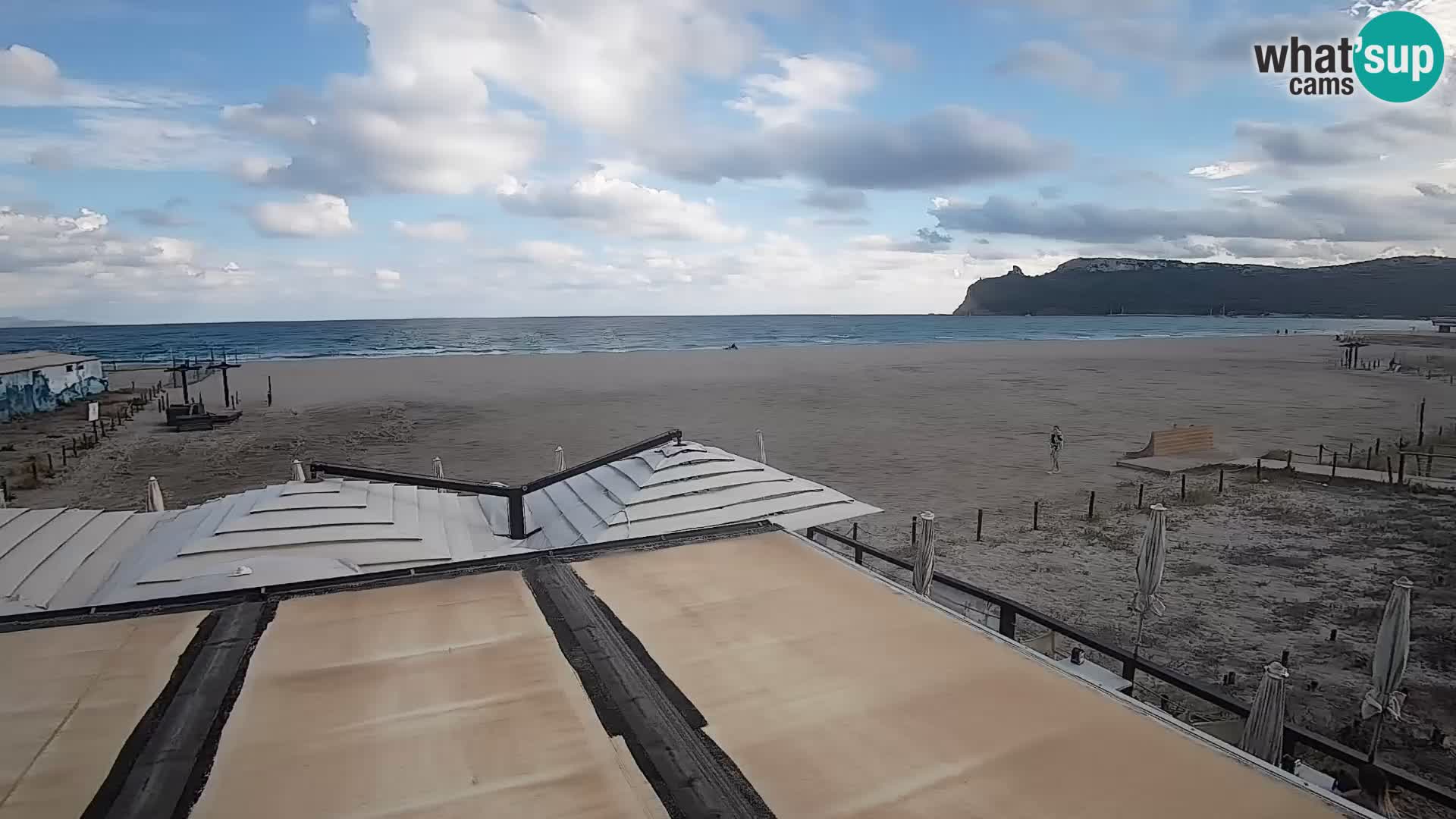 Poetto beach webcam | Cagliari | Sardinija