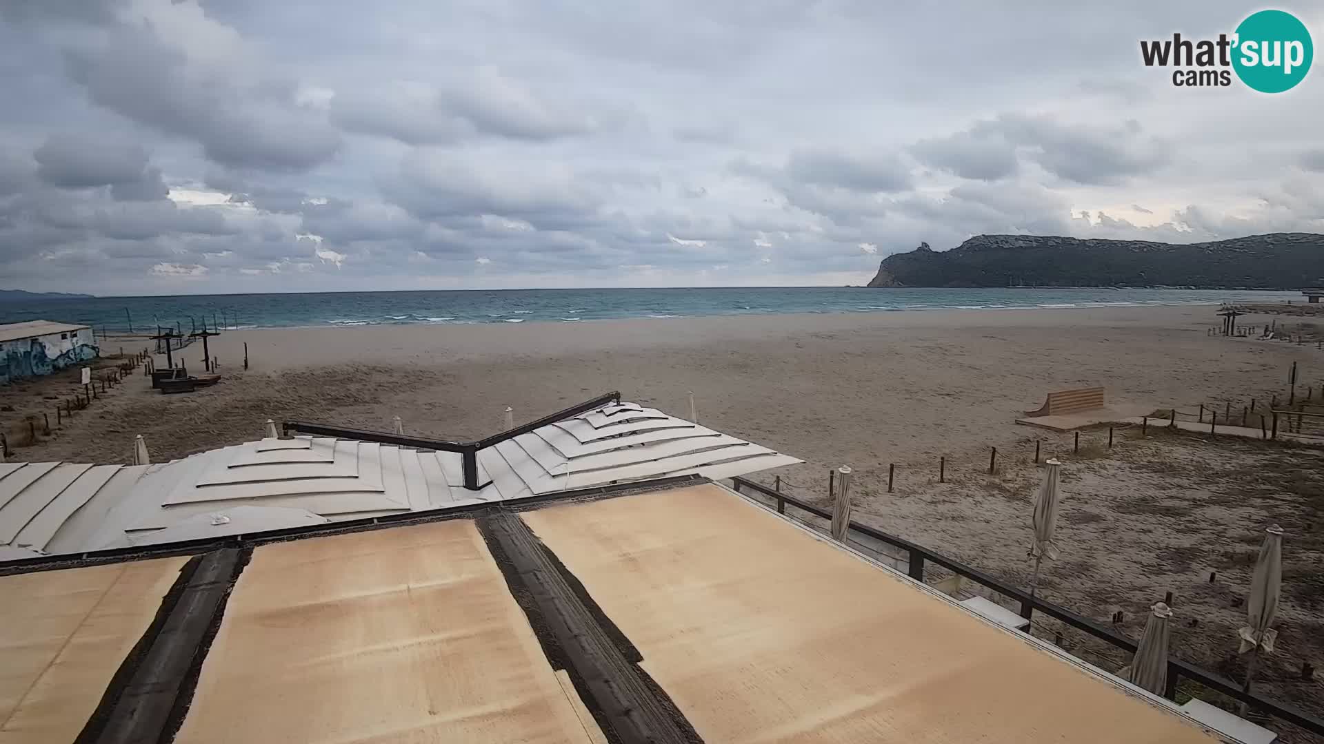 Poetto beach webcam | Cagliari | Sardinija