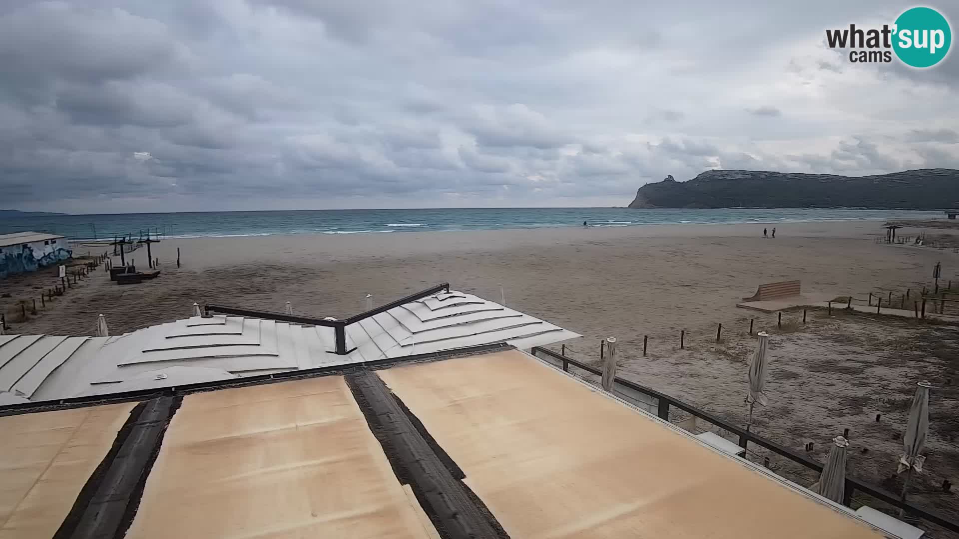 Poetto beach webcam | Cagliari | Sardinija