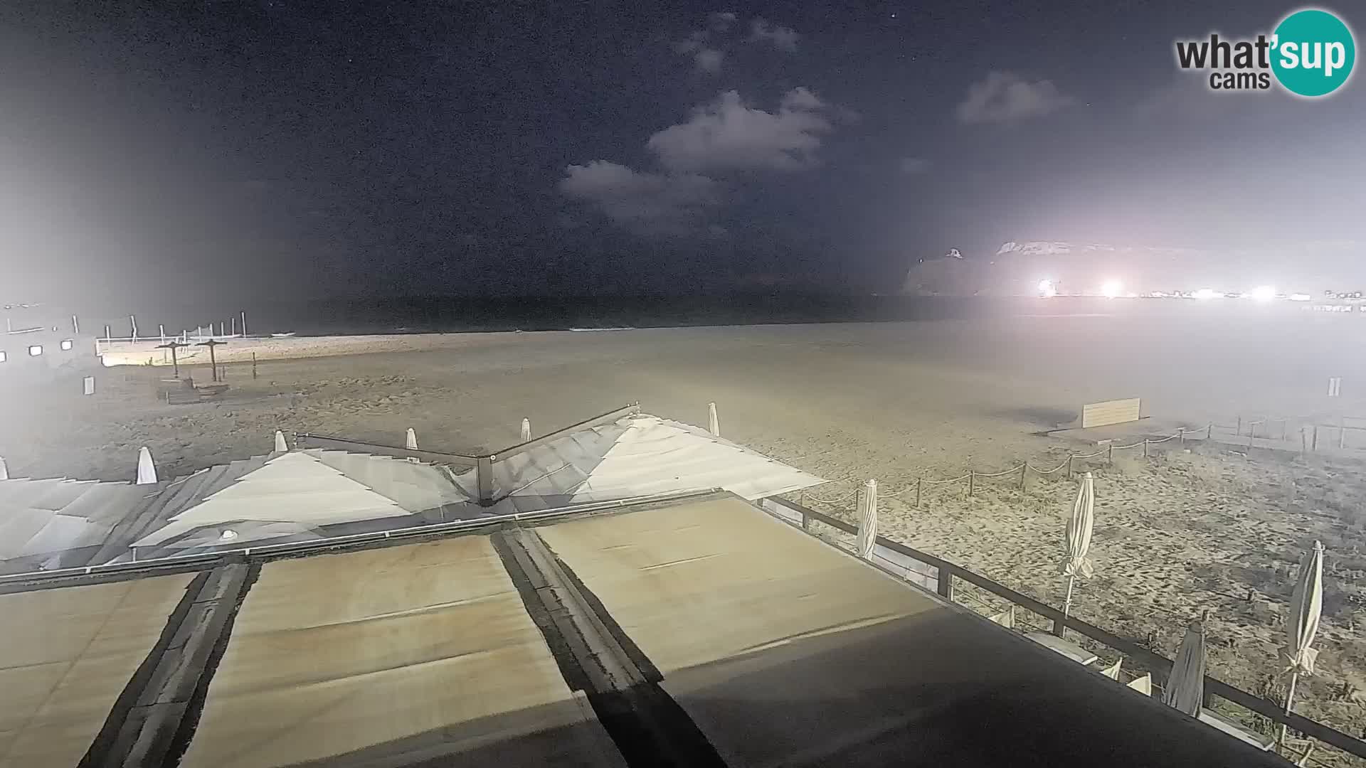 Poetto beach webcam | Cagliari | Sardinija