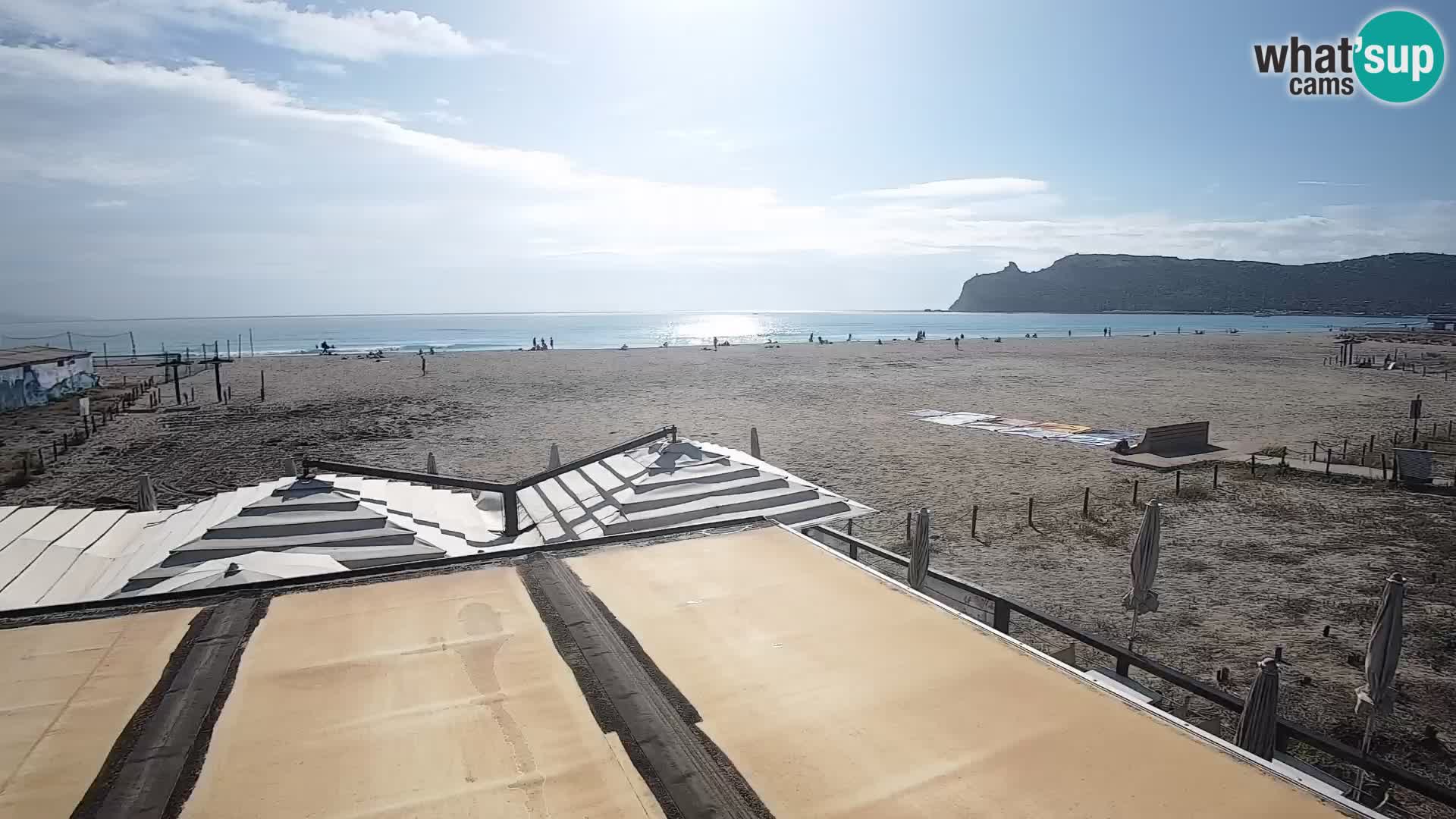 Webcam plage de Poetto | Cagliari | Sardaigne