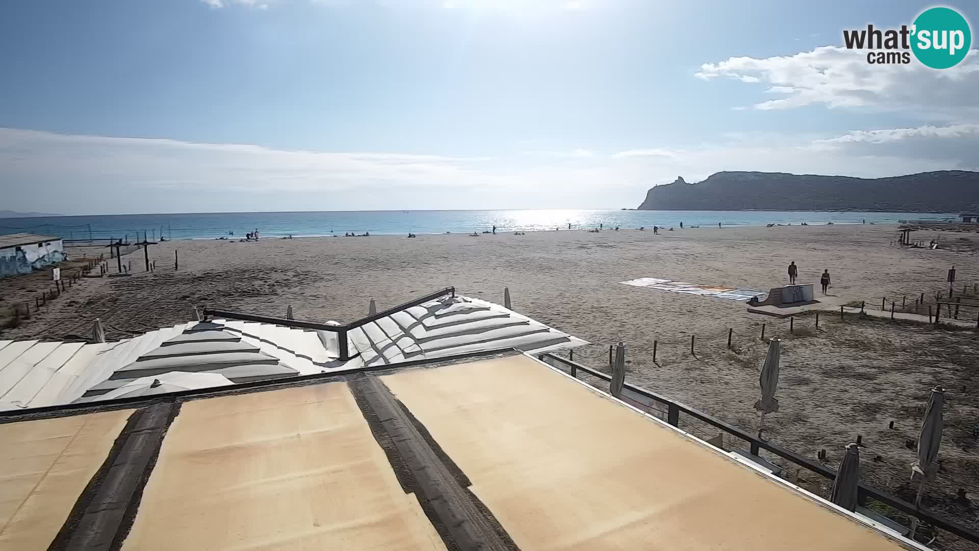 Poetto beach webcam | Cagliari | Sardinija