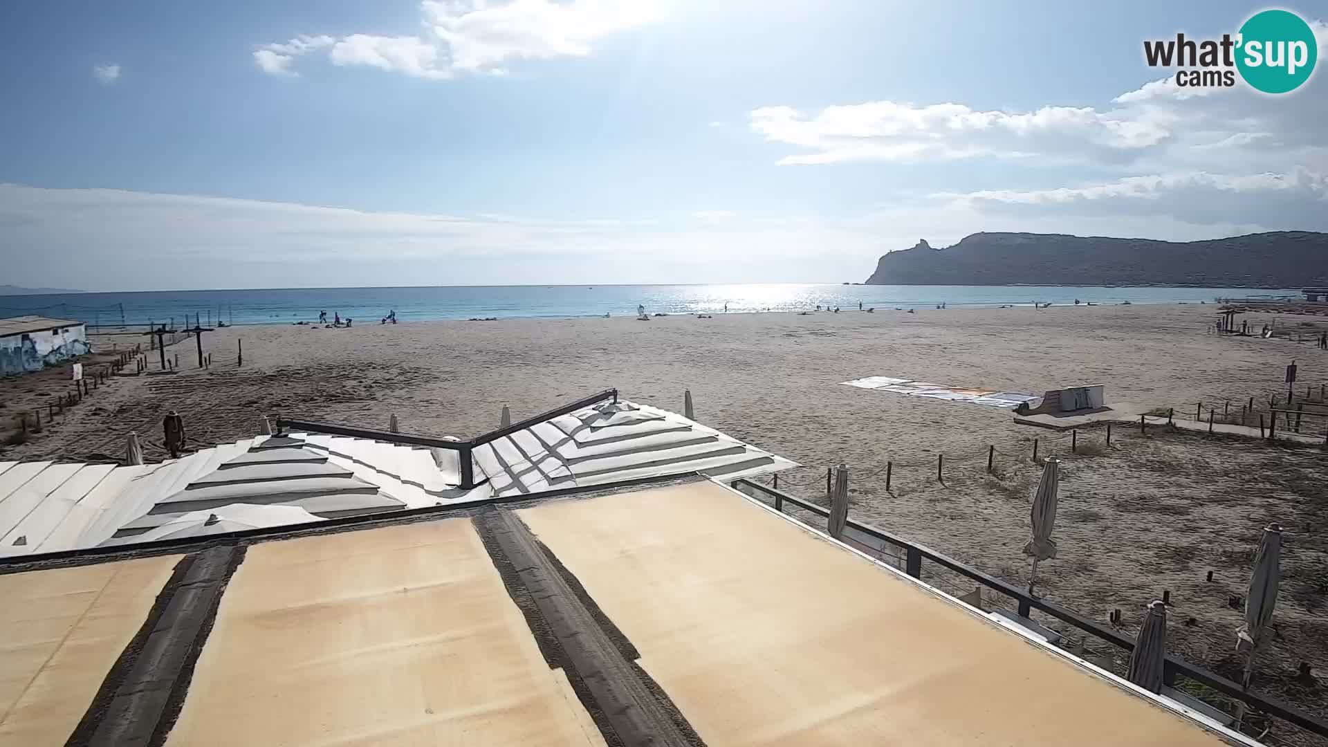 Poetto beach webcam | Cagliari | Sardinija