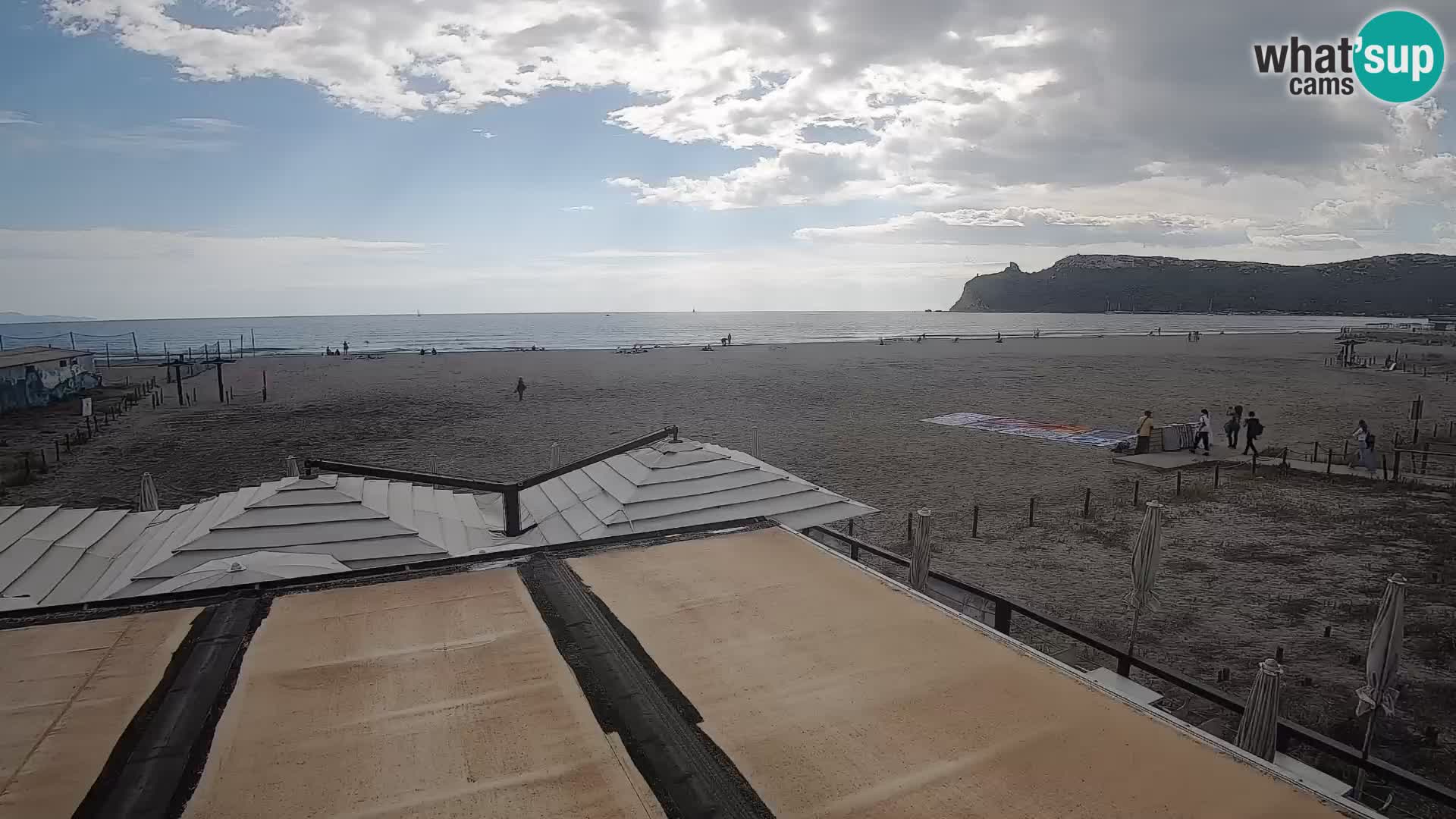 Poetto beach webcam | Cagliari | Sardinija