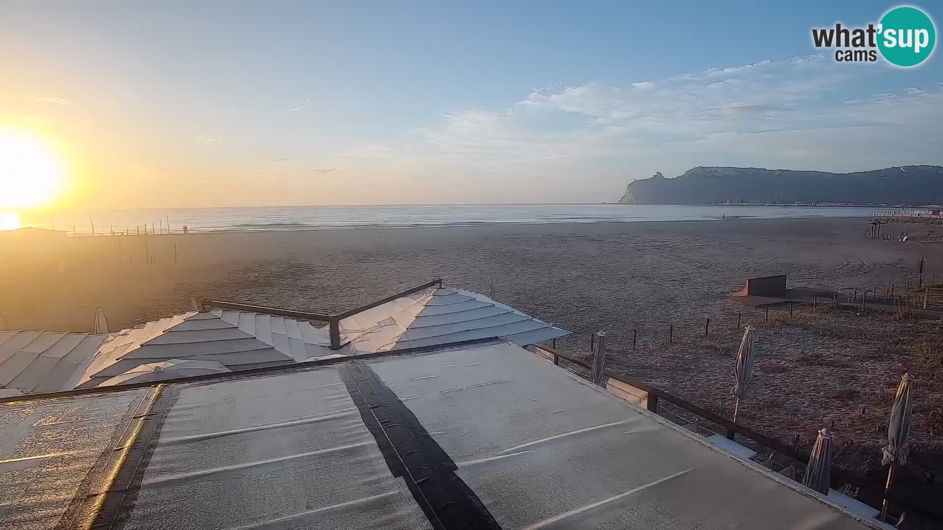 Poetto beach webcam | Cagliari | Sardinia