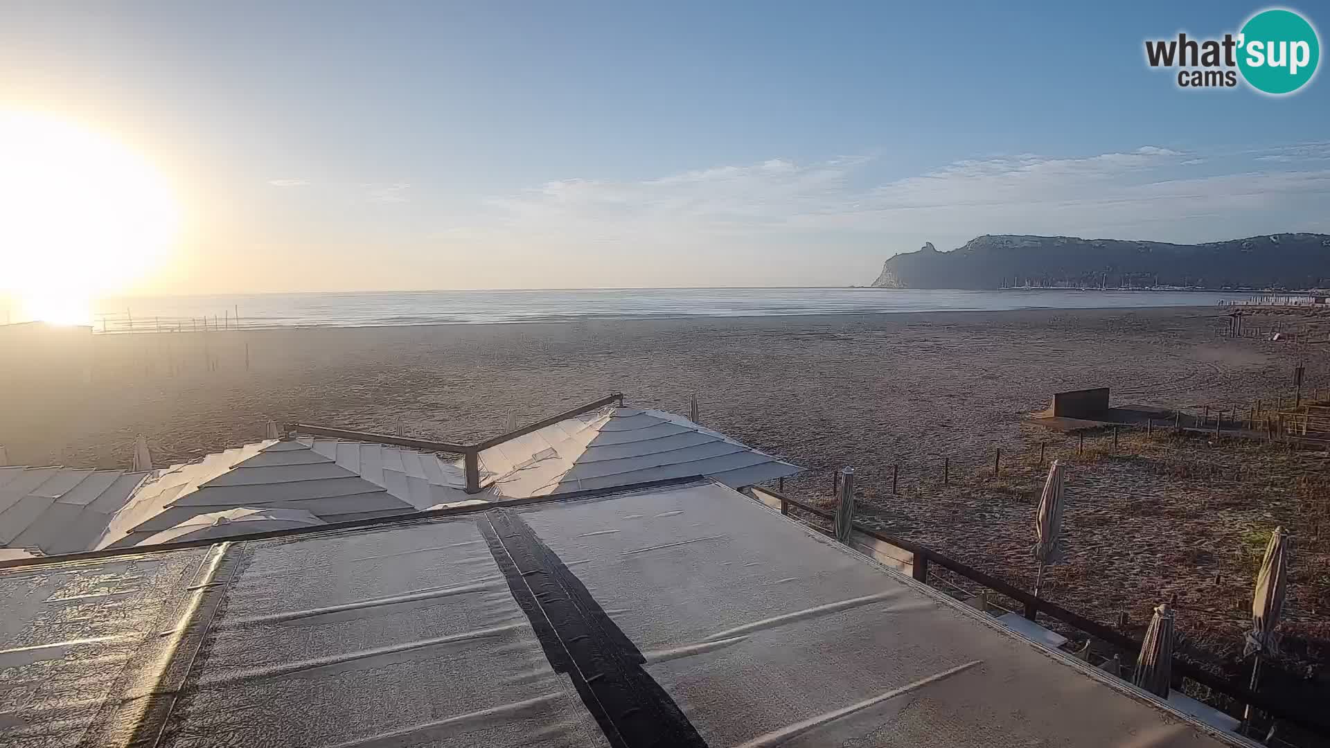 Poetto beach webcam | Cagliari | Sardinia