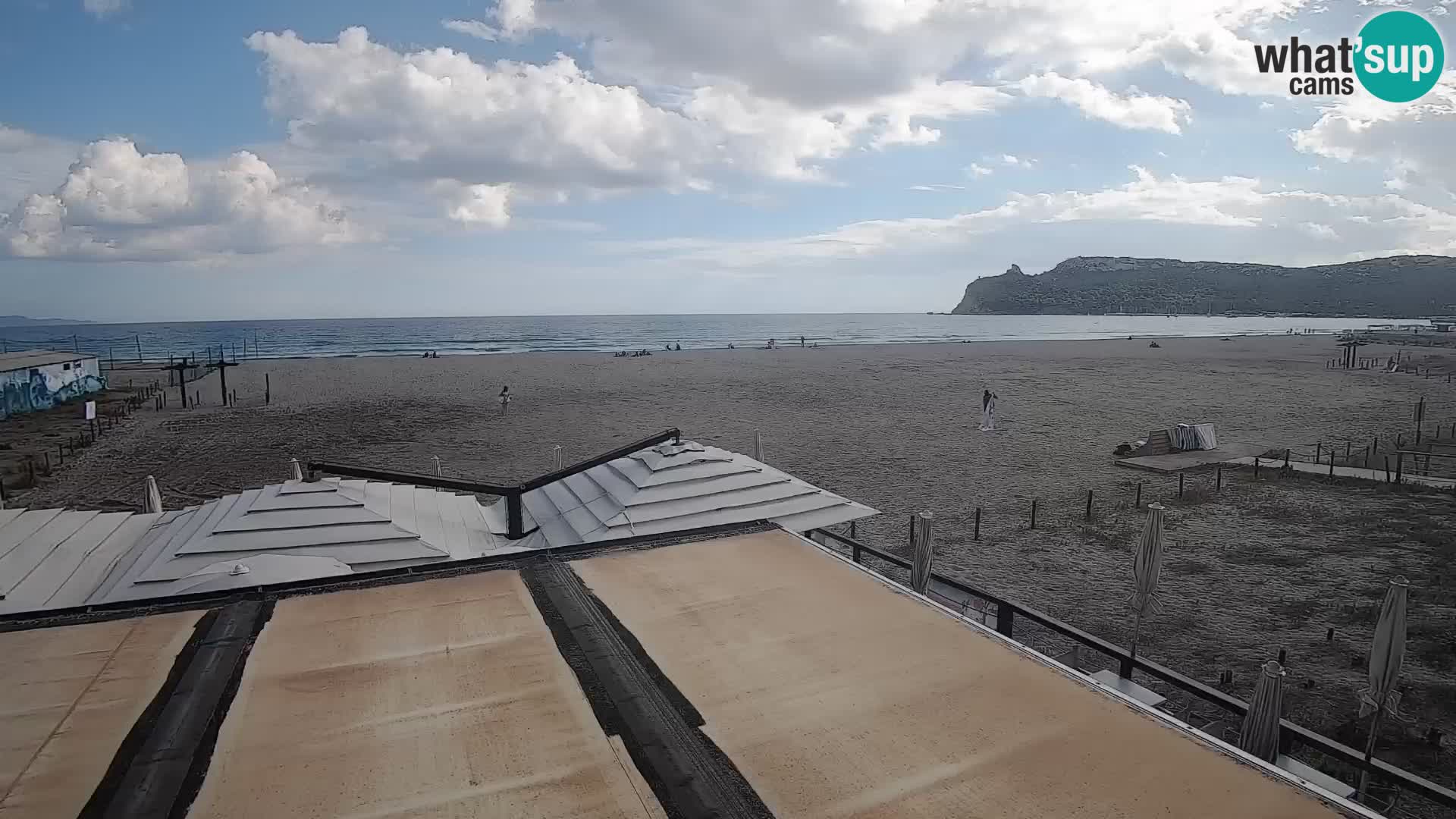 Poetto beach webcam | Cagliari | Sardinia