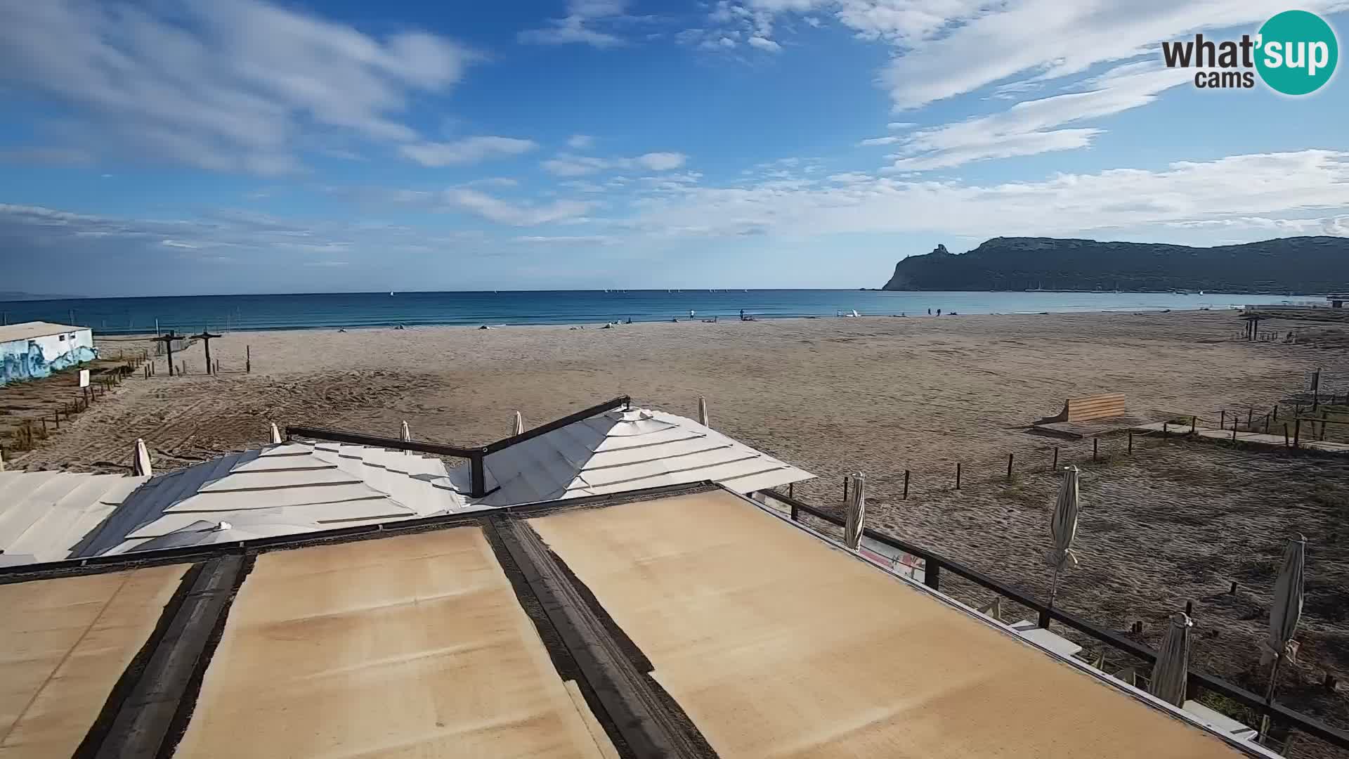 Poetto beach webcam | Cagliari | Sardinija