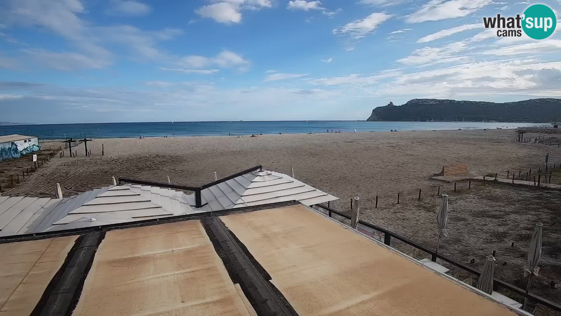 Poetto beach webcam | Cagliari | Sardinija