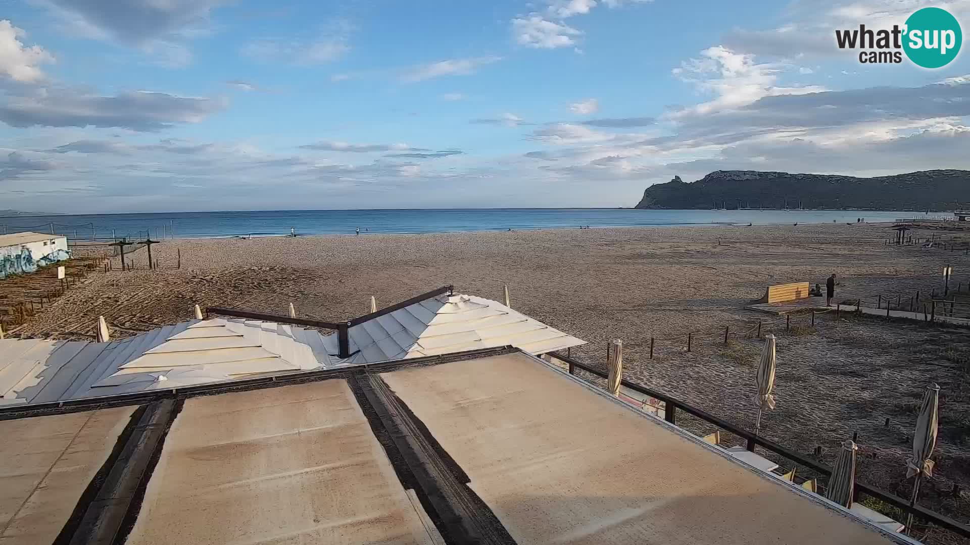 Poetto beach webcam | Cagliari | Sardinija