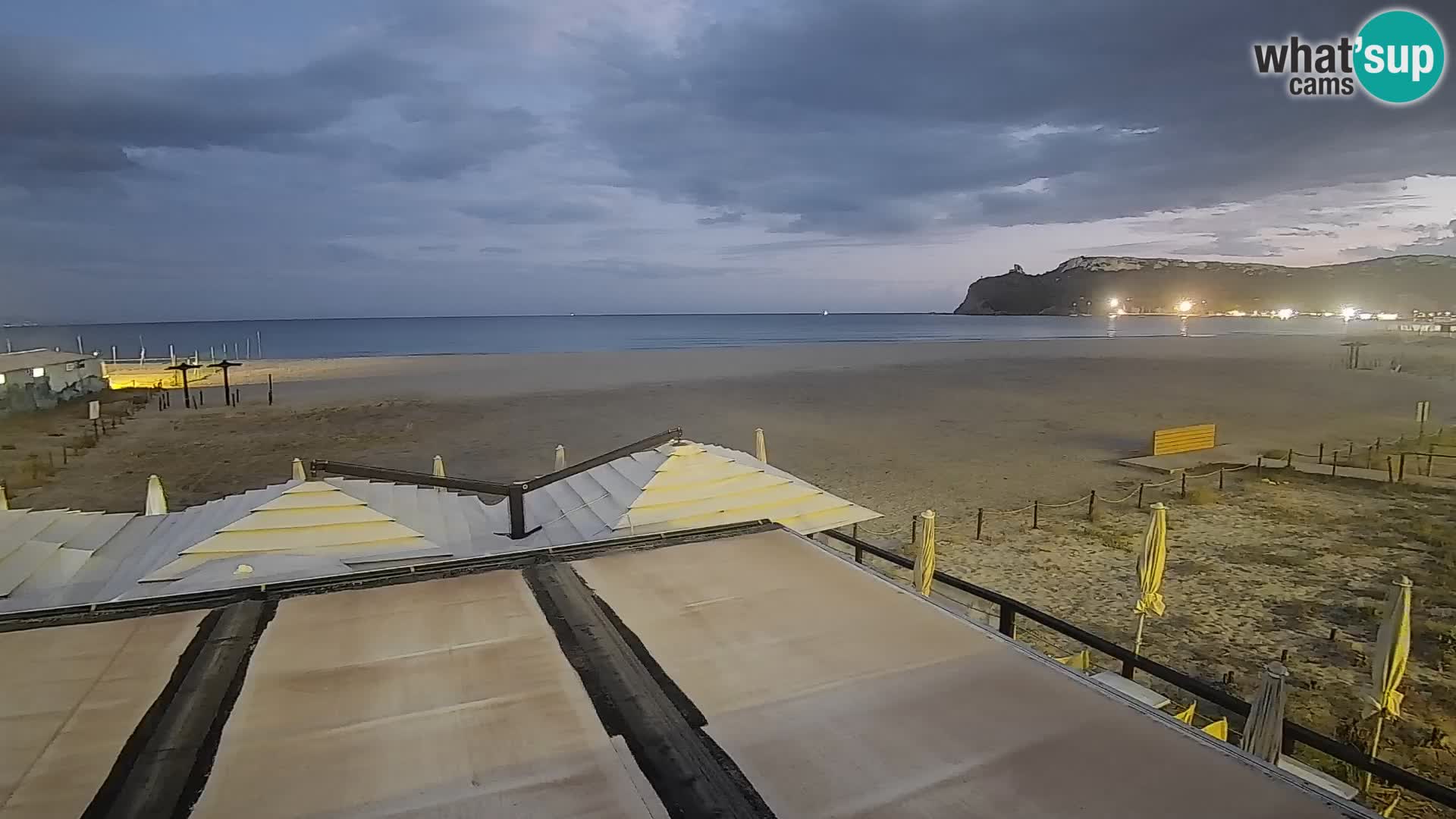 Poetto beach webcam | Cagliari | Sardinija