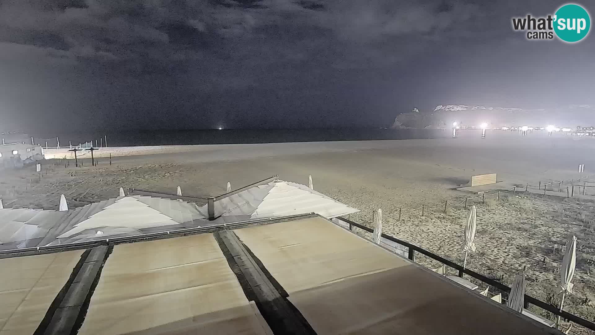 Poetto beach webcam | Cagliari | Sardinija