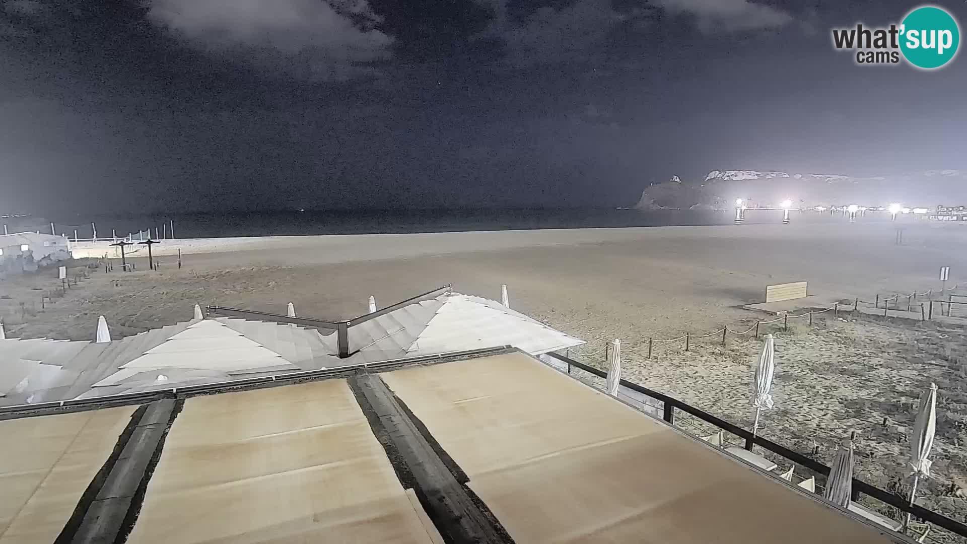 Poetto beach webcam | Cagliari | Sardinija
