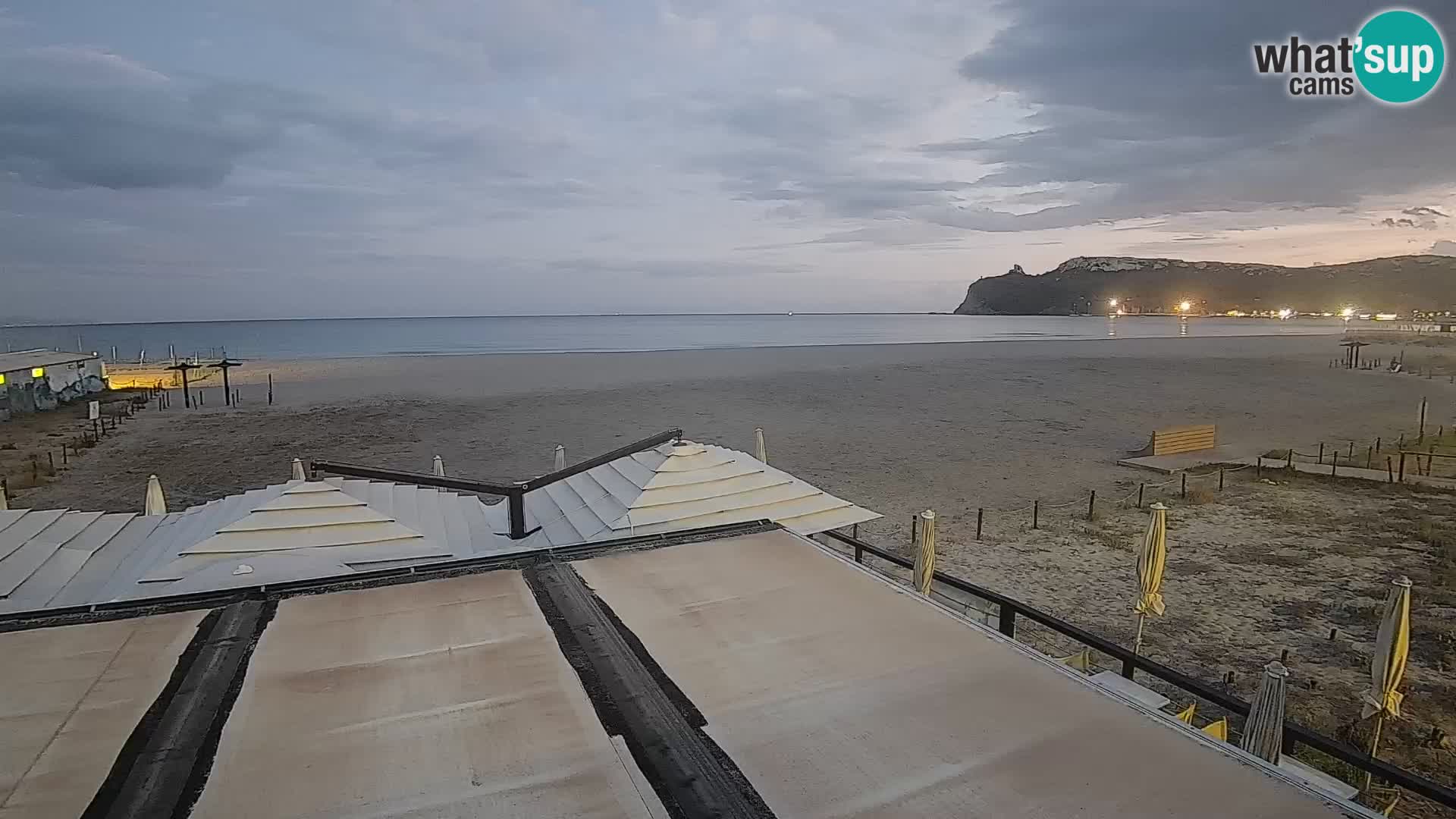 Poetto Strand Webcam | Cagliari | Sardinien