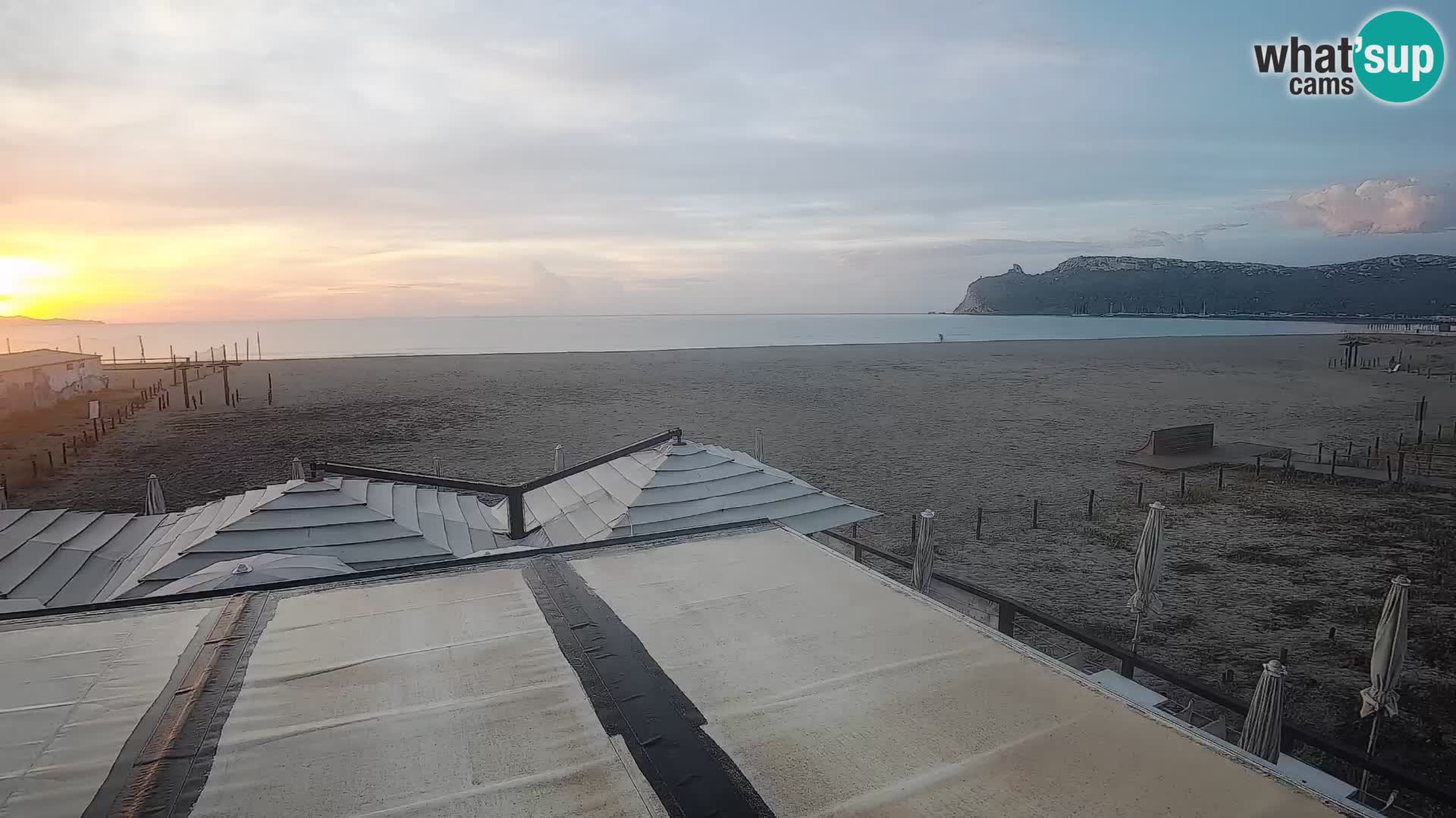 Poetto beach webcam | Cagliari | Sardinija