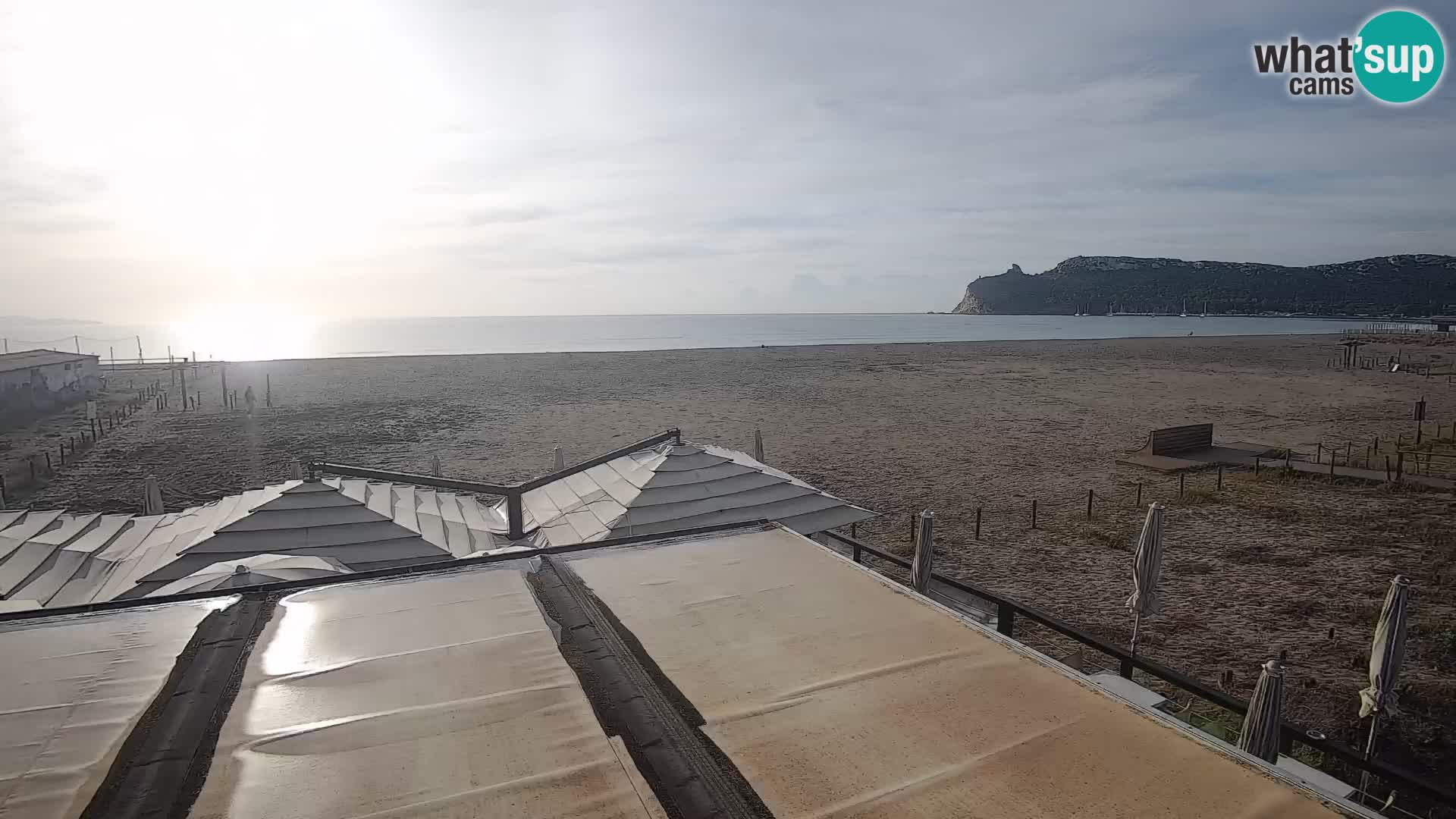 Poetto beach webcam | Cagliari | Sardinia
