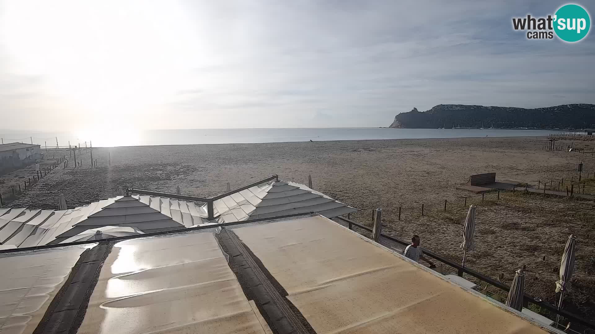 Poetto Strand Webcam | Cagliari | Sardinien