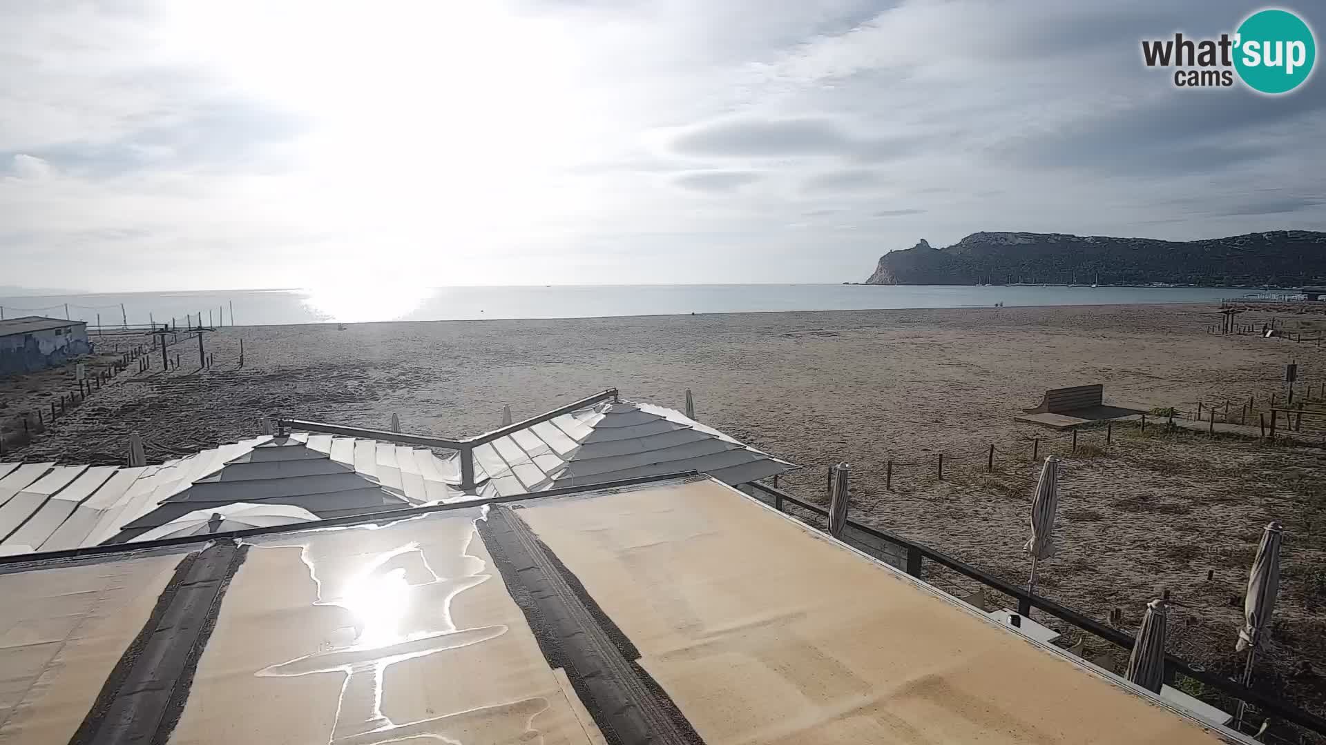 Poetto beach webcam | Cagliari | Sardinia