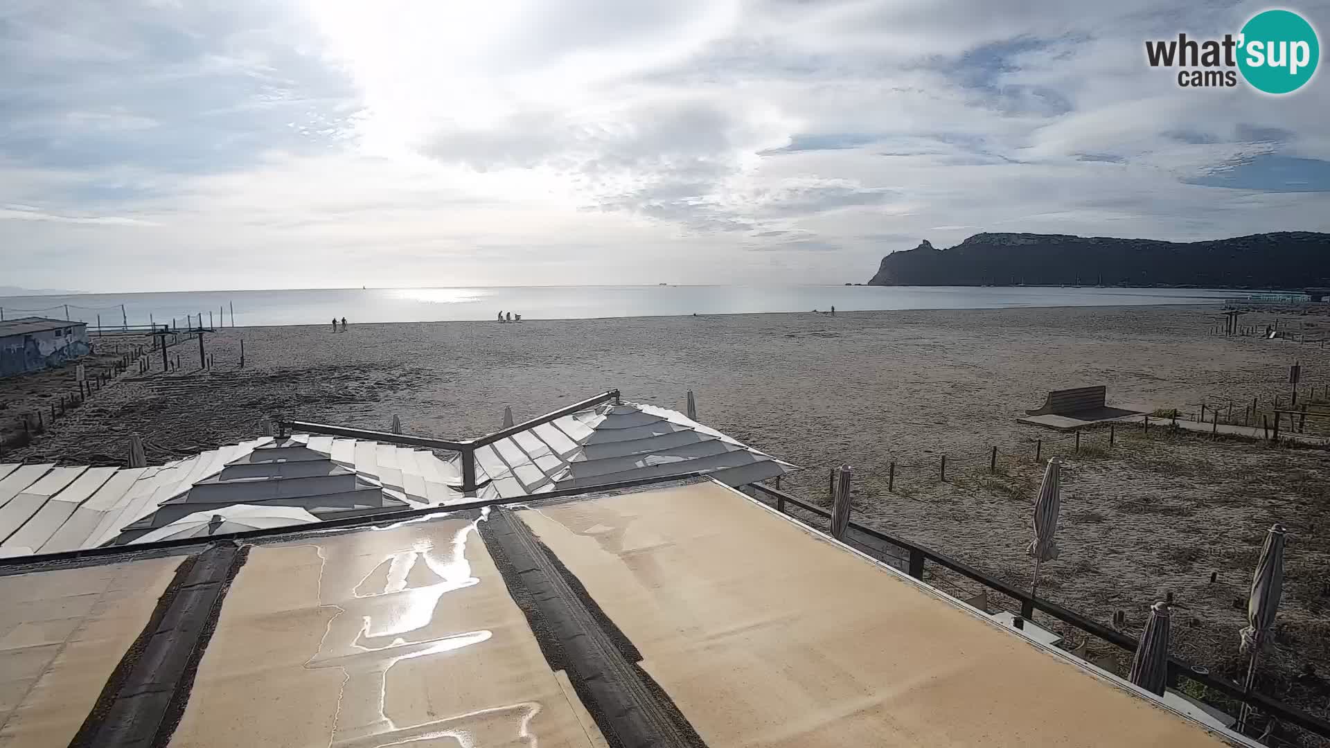 Poetto beach webcam | Cagliari | Sardinija