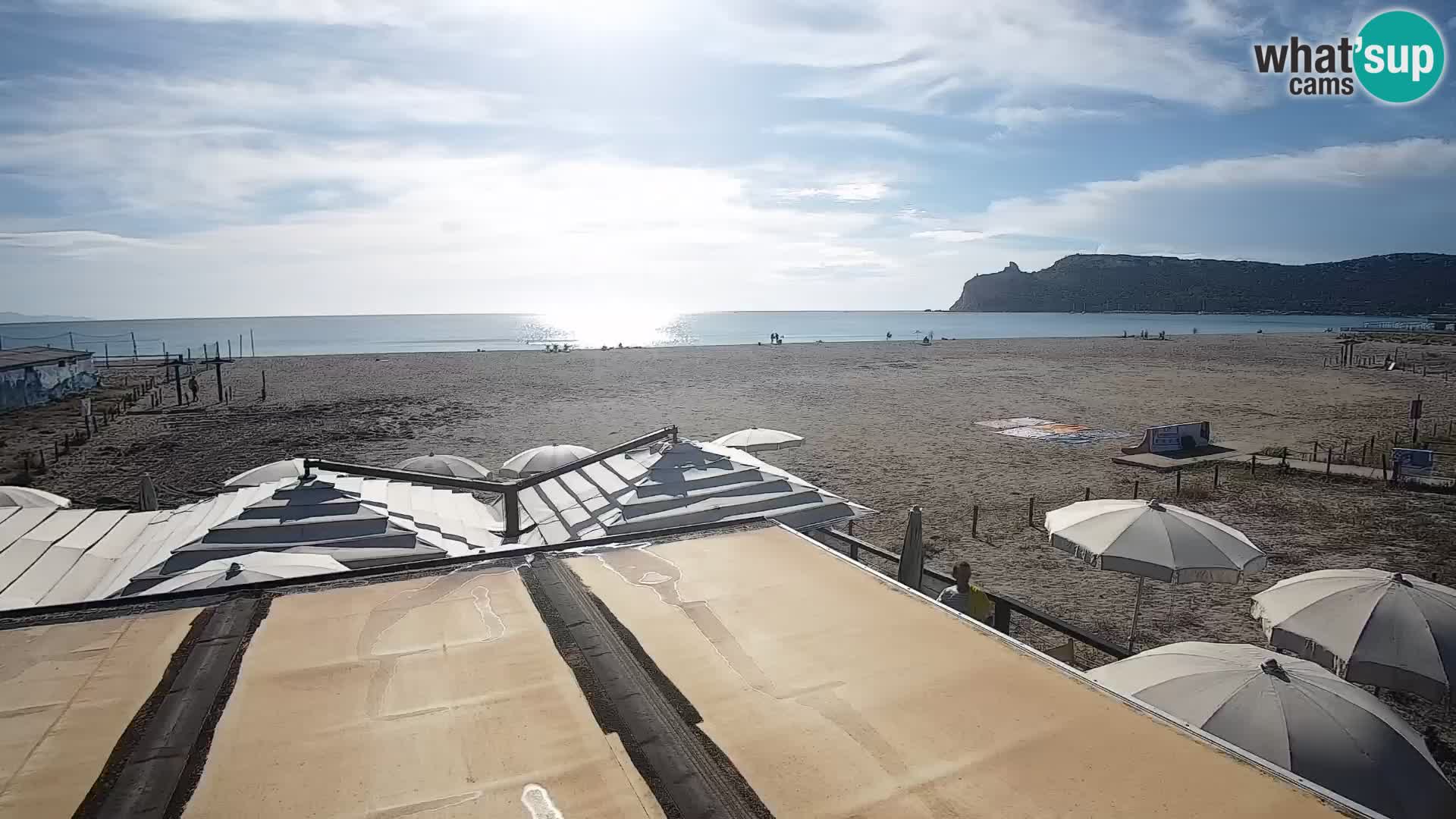 Poetto beach webcam | Cagliari | Sardinija