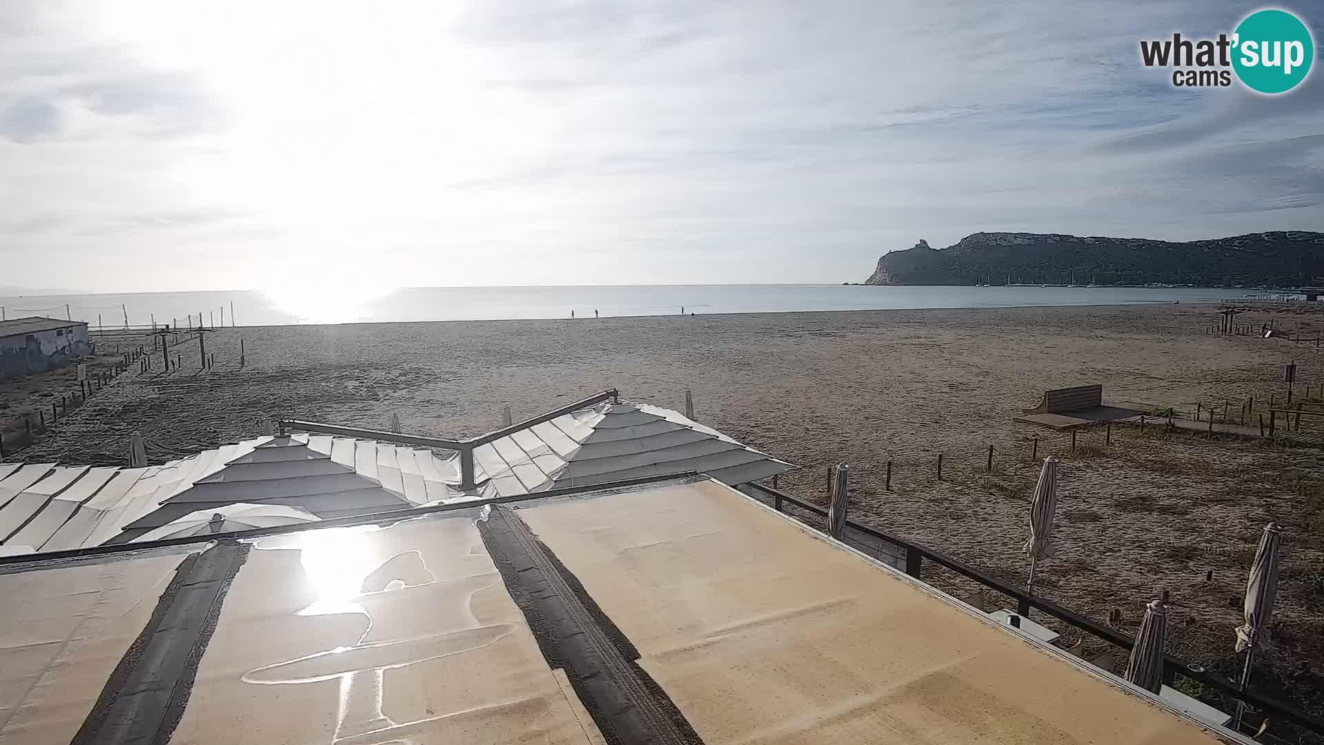 Poetto beach webcam | Cagliari | Sardinija