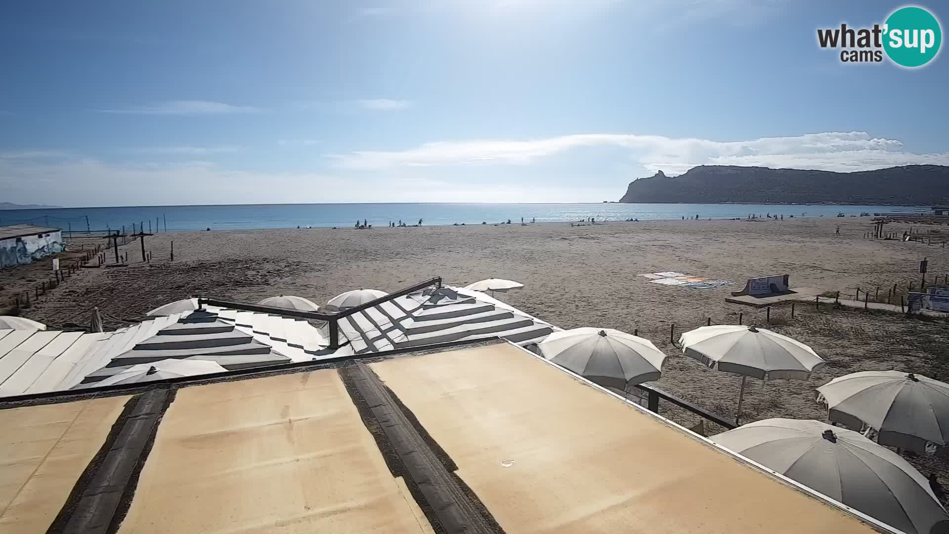Poetto beach webcam | Cagliari | Sardinija
