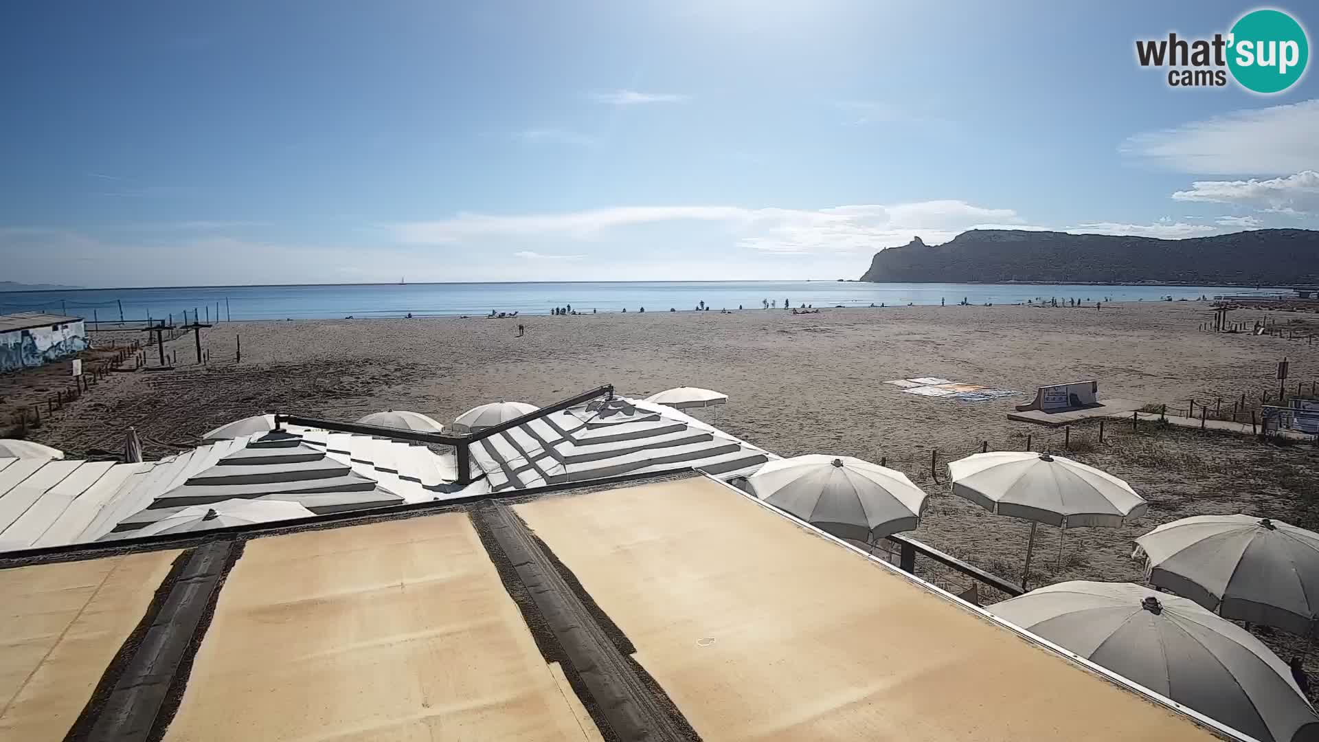 Poetto beach webcam | Cagliari | Sardinia