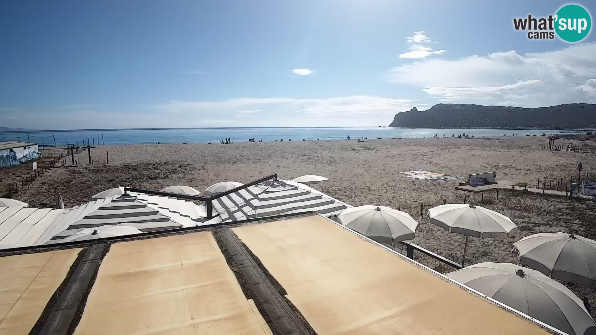 Webcam plage de Poetto | Cagliari | Sardaigne