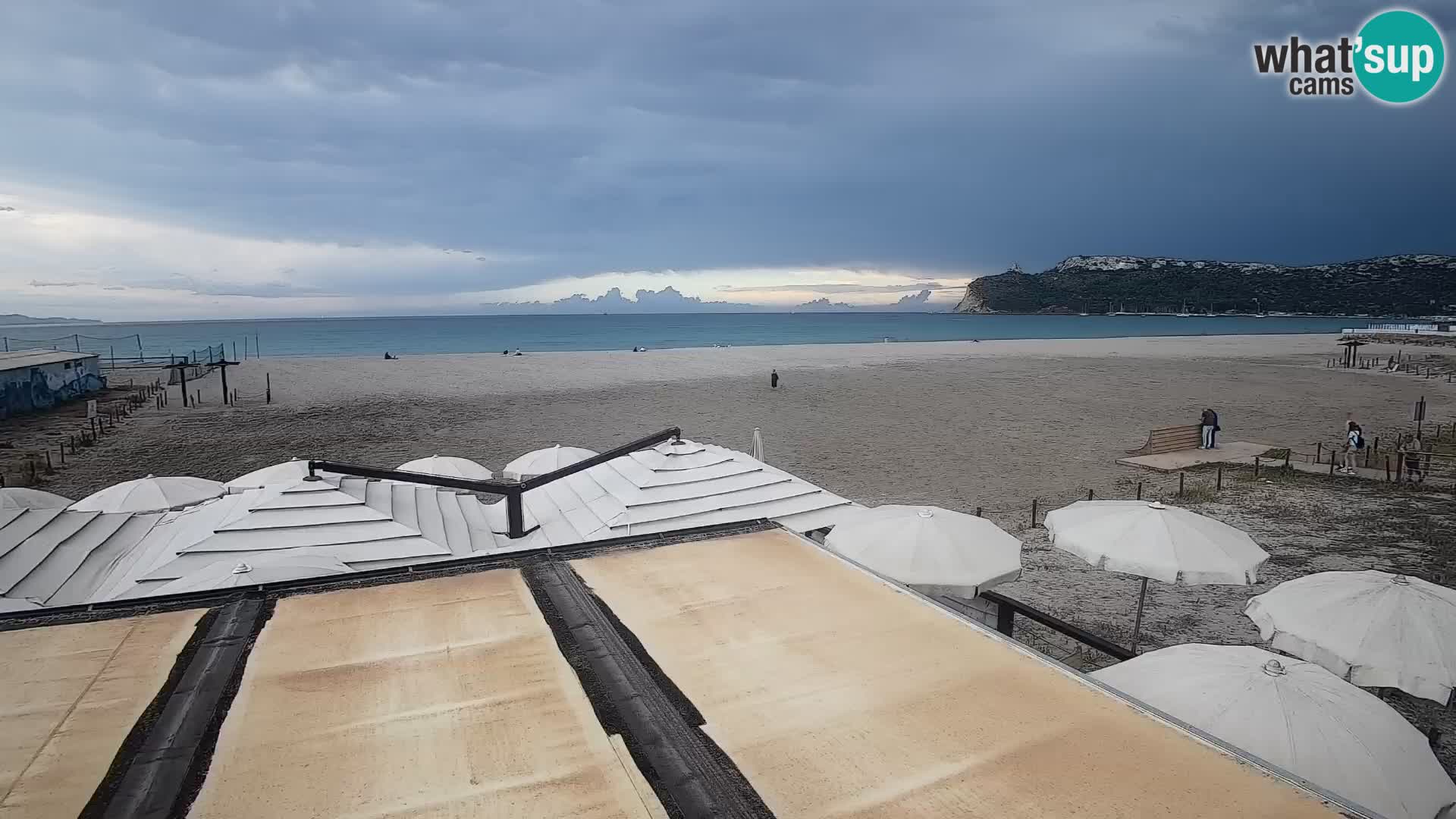 Poetto beach webcam | Cagliari | Sardinija