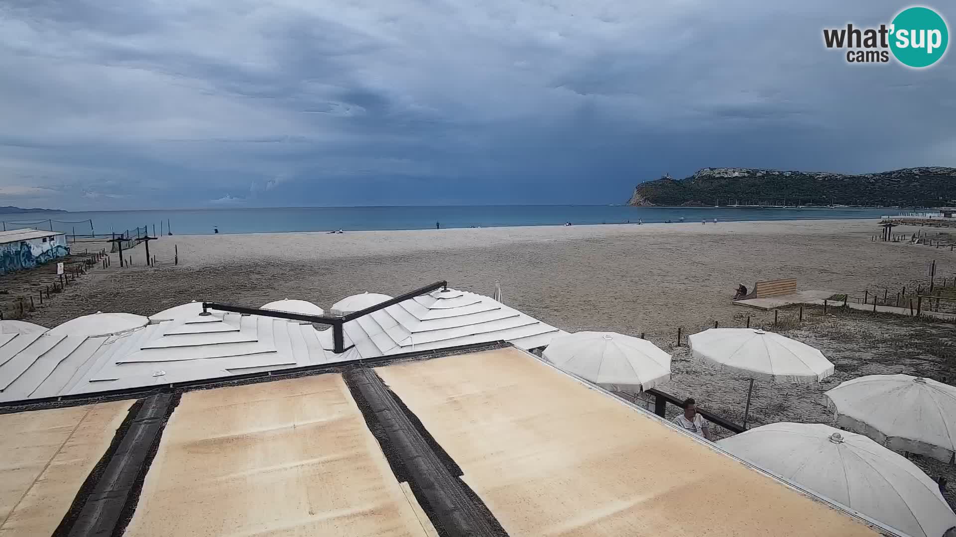 Poetto beach webcam | Cagliari | Sardinija