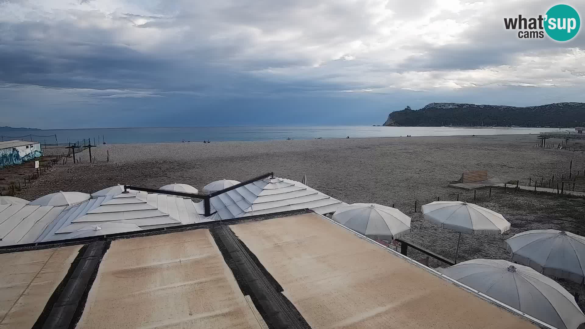 Poetto beach webcam | Cagliari | Sardinija
