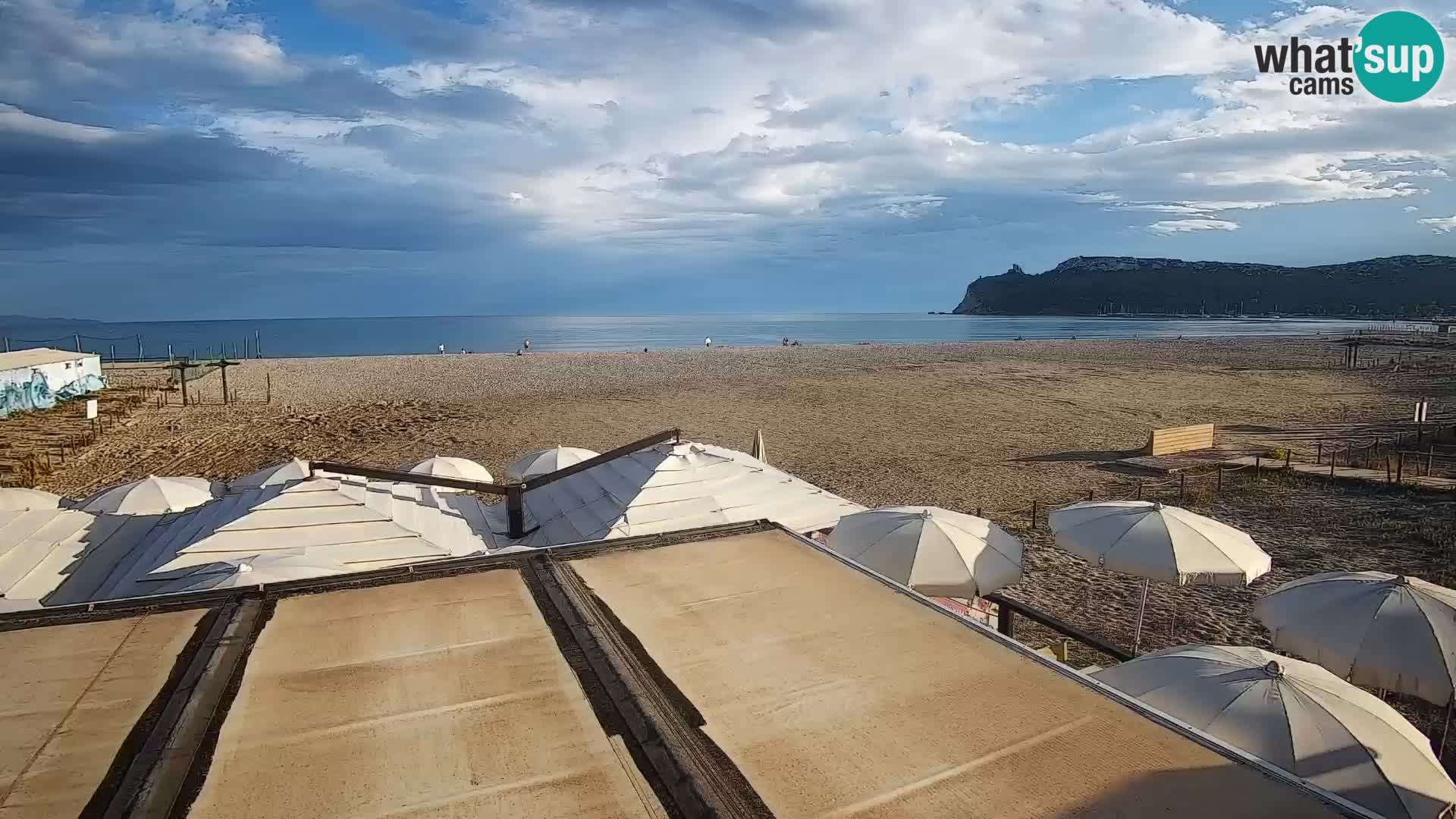 Poetto beach webcam | Cagliari | Sardinia