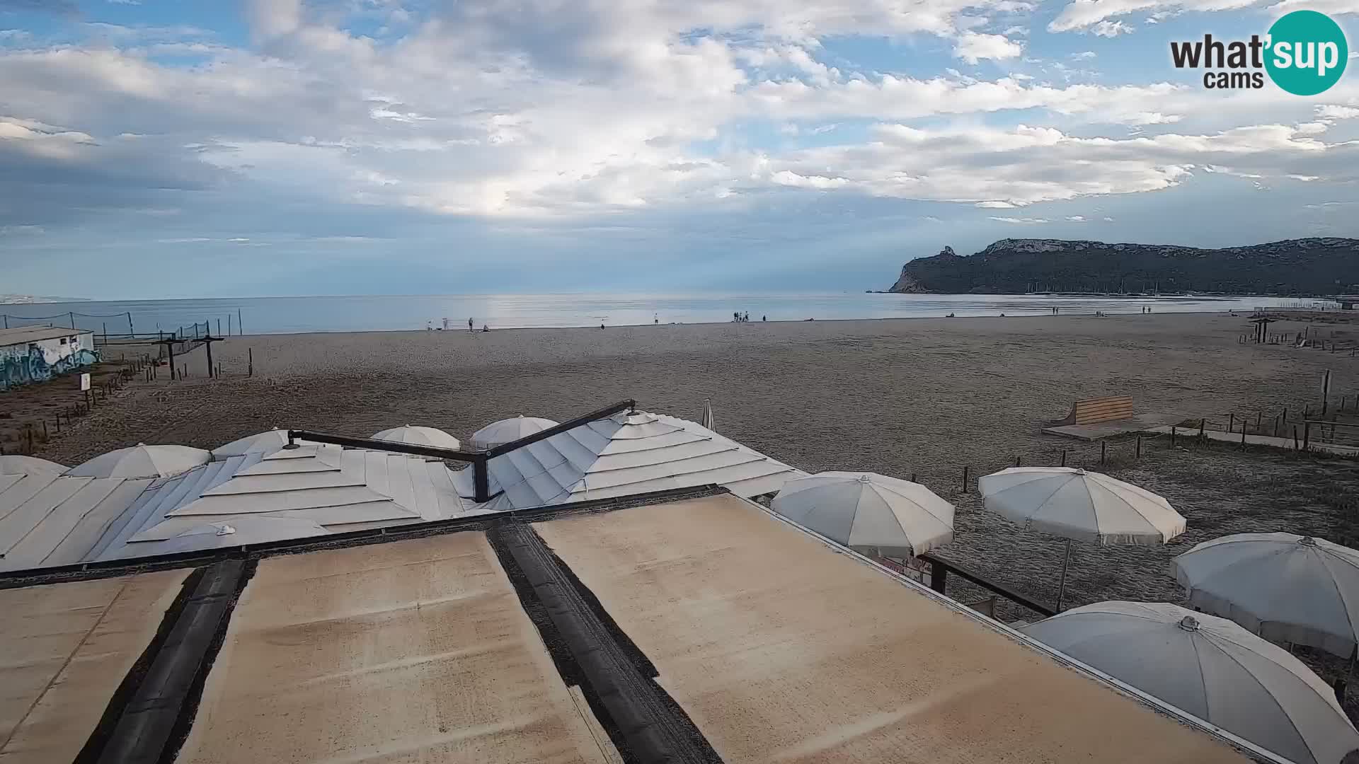 Webcam plage de Poetto | Cagliari | Sardaigne