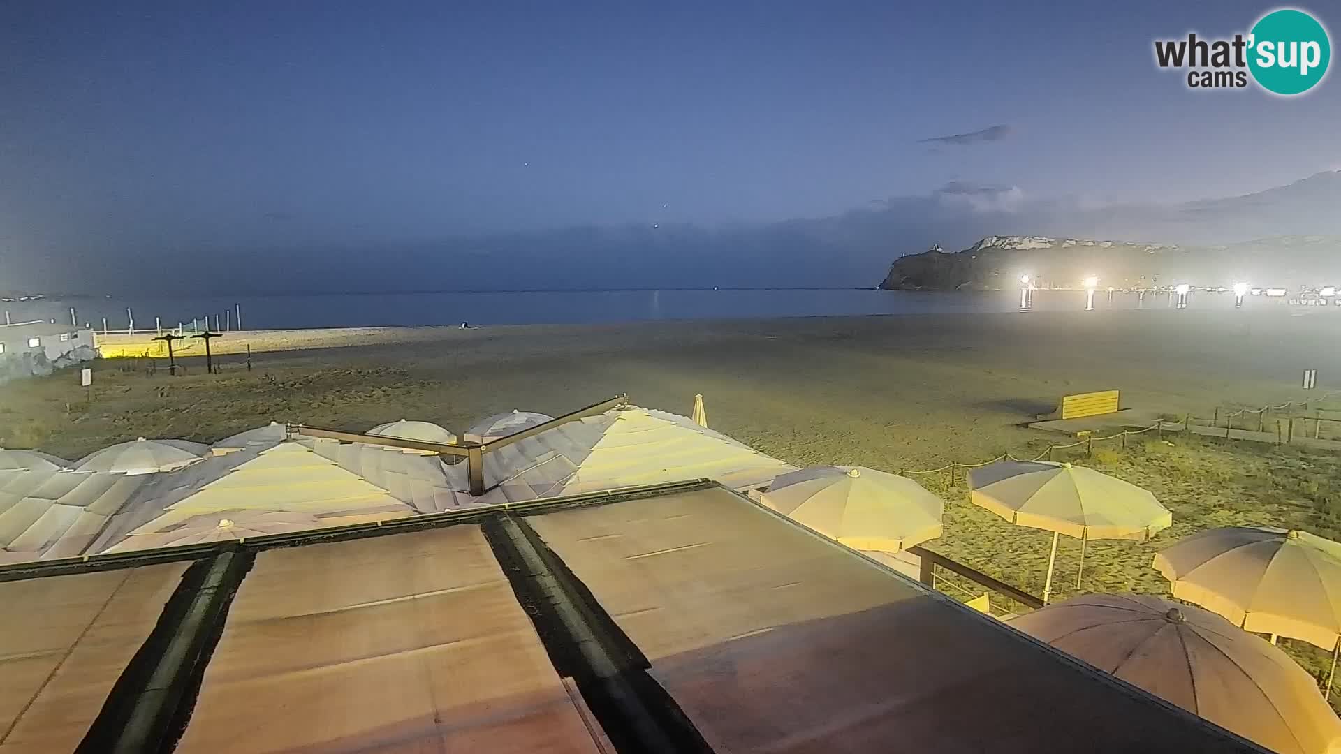 Poetto beach webcam | Cagliari | Sardinia