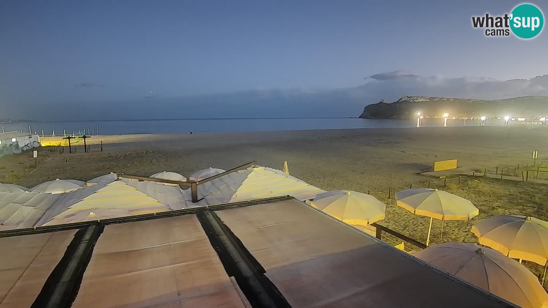 Poetto beach webcam | Cagliari | Sardinija