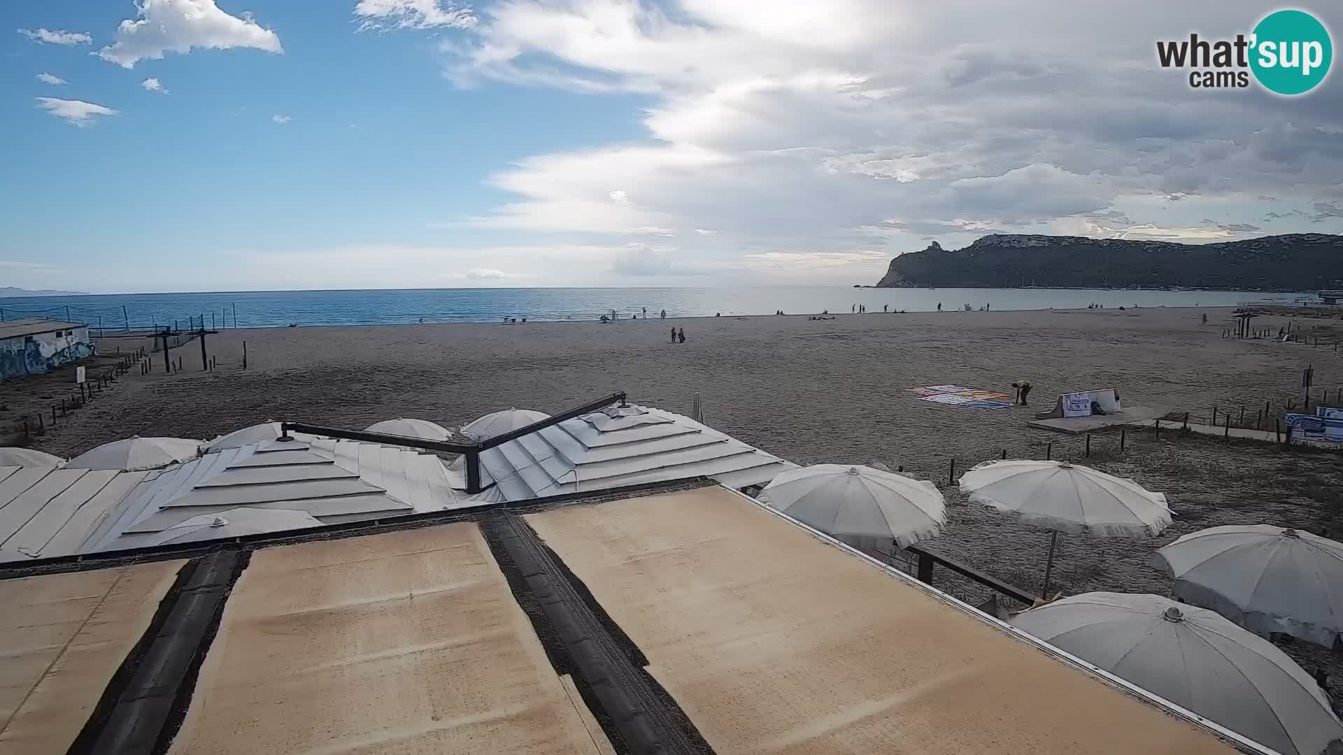 Poetto beach webcam | Cagliari | Sardinija