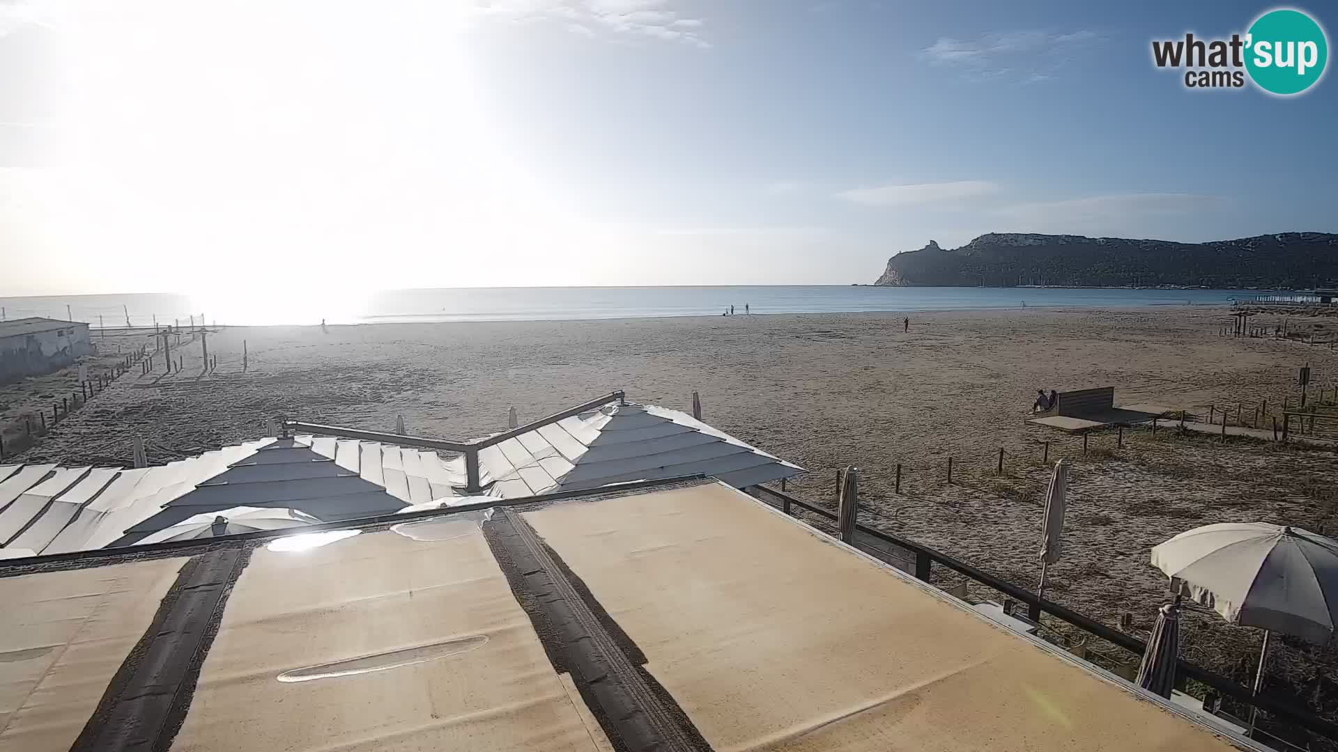 Poetto beach webcam | Cagliari | Sardinija