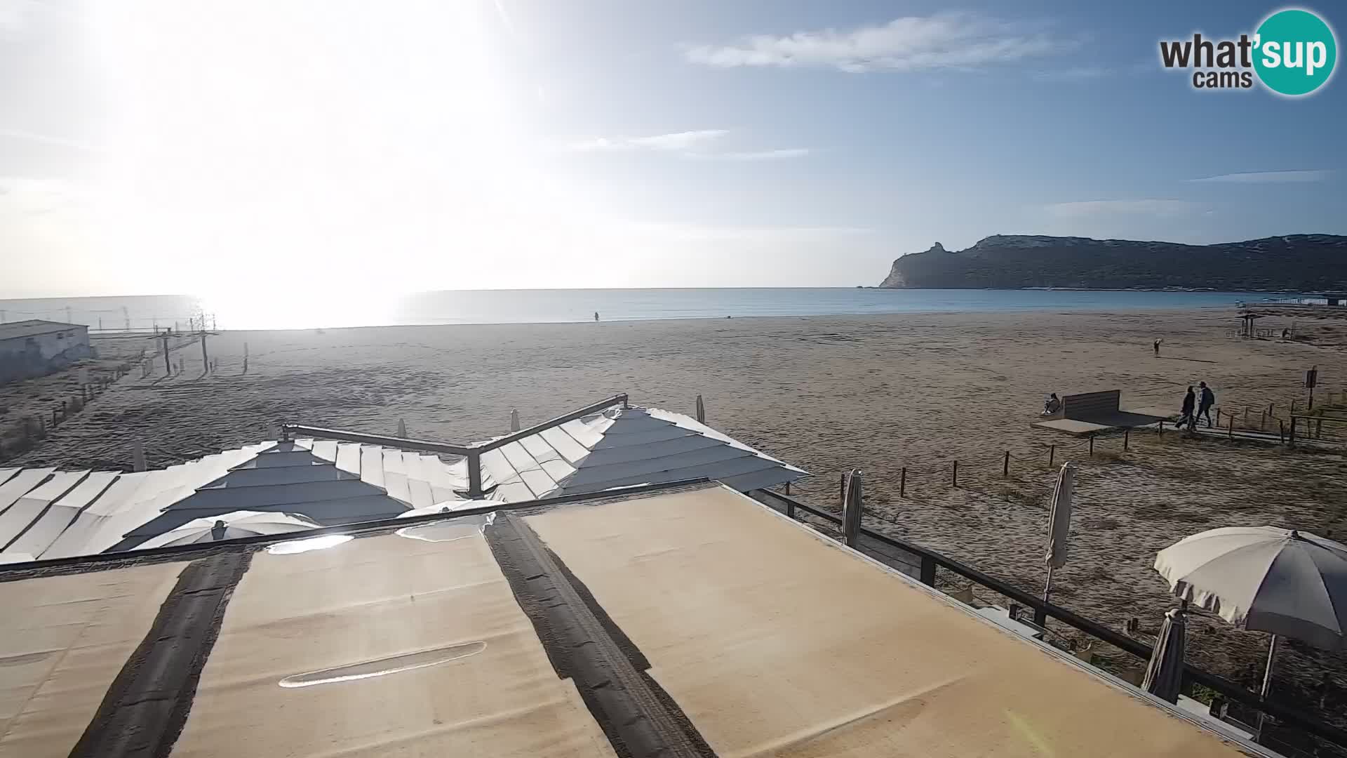 Poetto beach webcam | Cagliari | Sardinija
