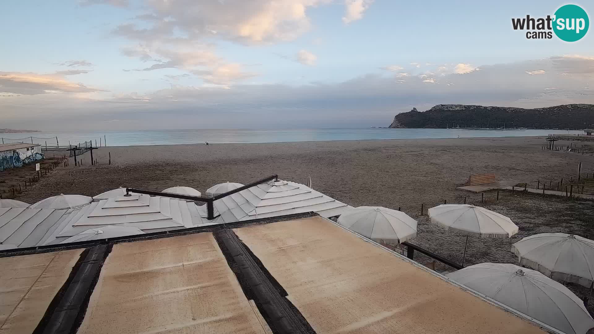 Poetto beach webcam | Cagliari | Sardinija