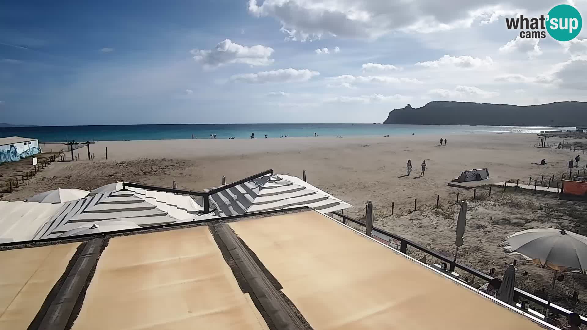 Poetto beach webcam | Cagliari | Sardinija