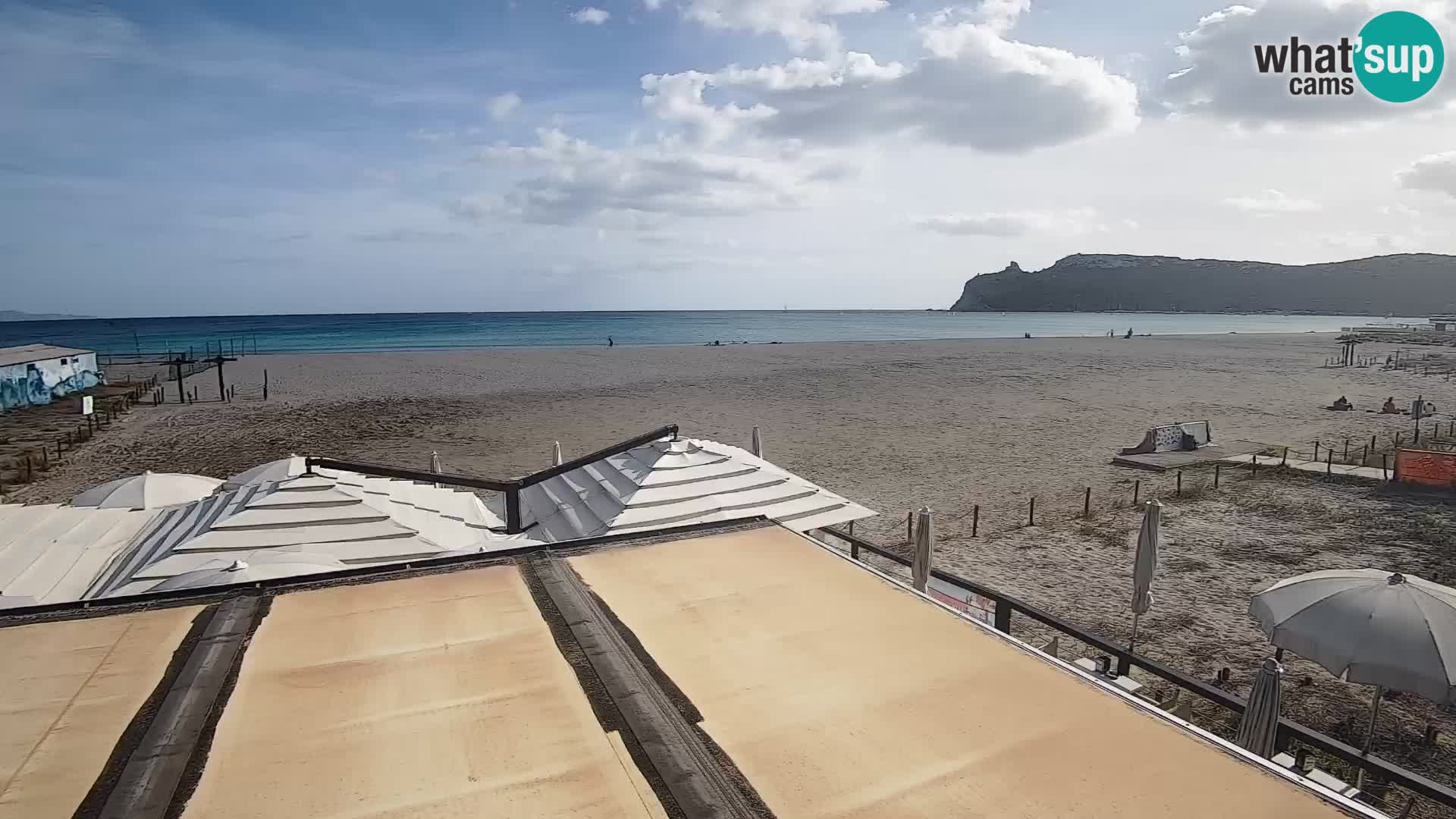 Poetto beach webcam | Cagliari | Sardinija
