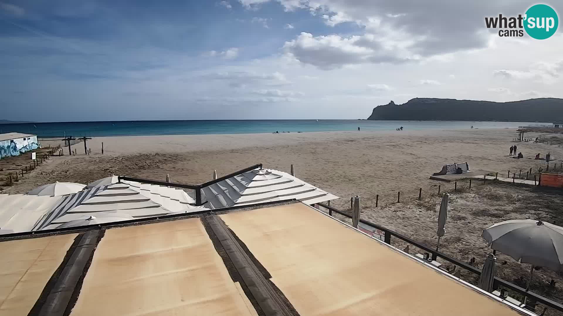Poetto beach webcam | Cagliari | Sardinija