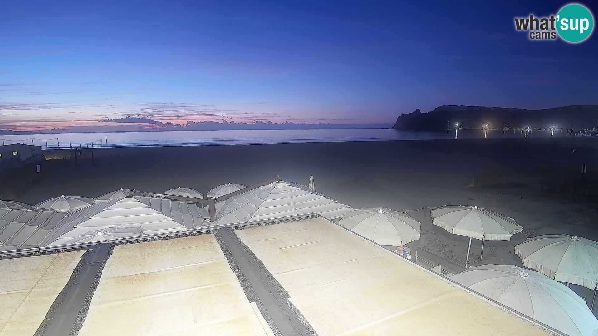 Webcam spiaggia del Poetto | Cagliari | Sardegna