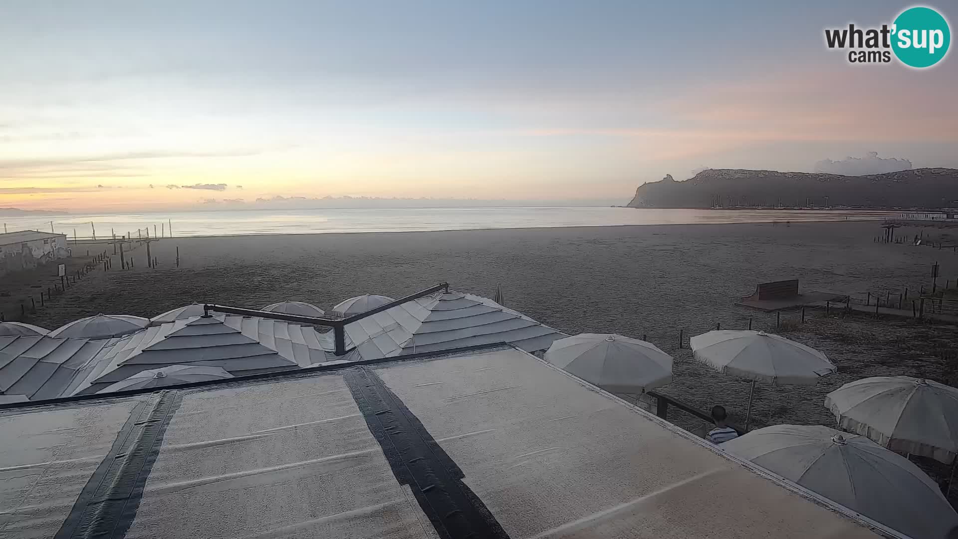 Poetto beach webcam | Cagliari | Sardinija