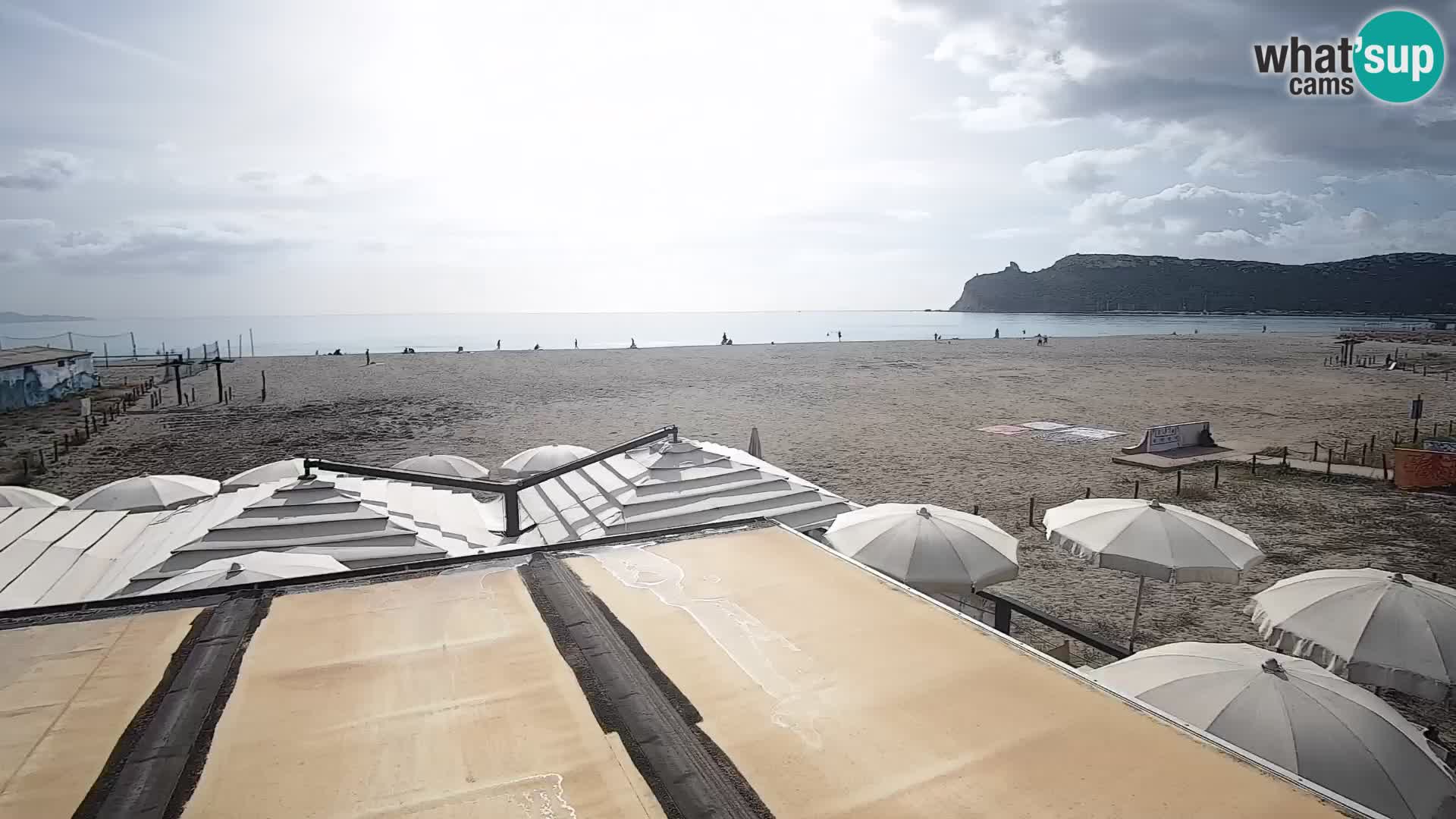 Poetto beach webcam | Cagliari | Sardinija