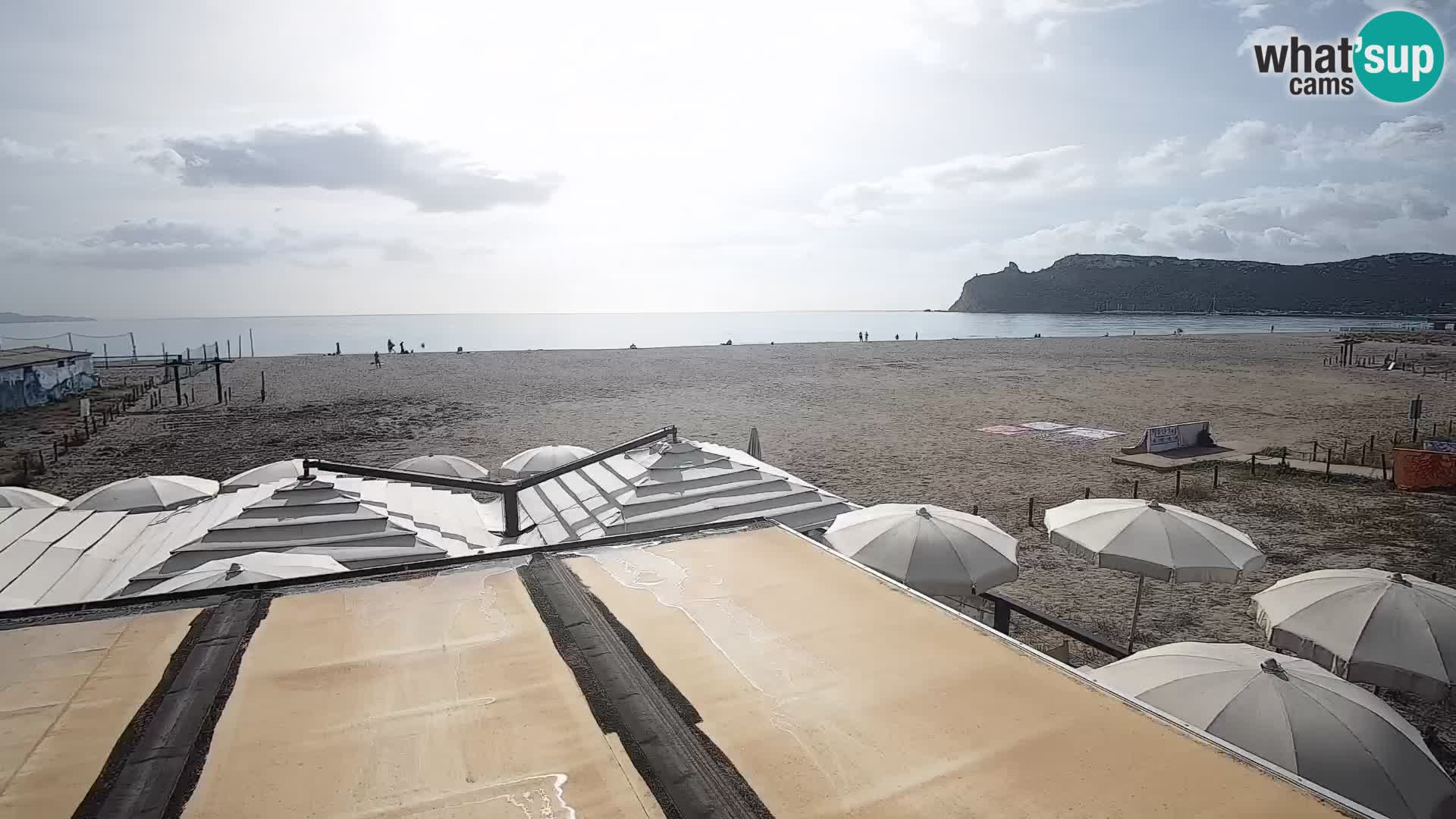 Poetto beach webcam | Cagliari | Sardinija